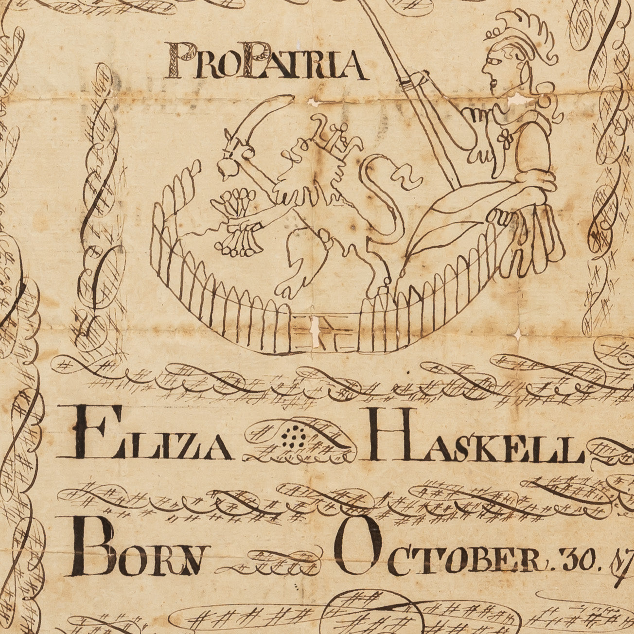 18TH-CENTURY AMERICAN MANUSCRIPT