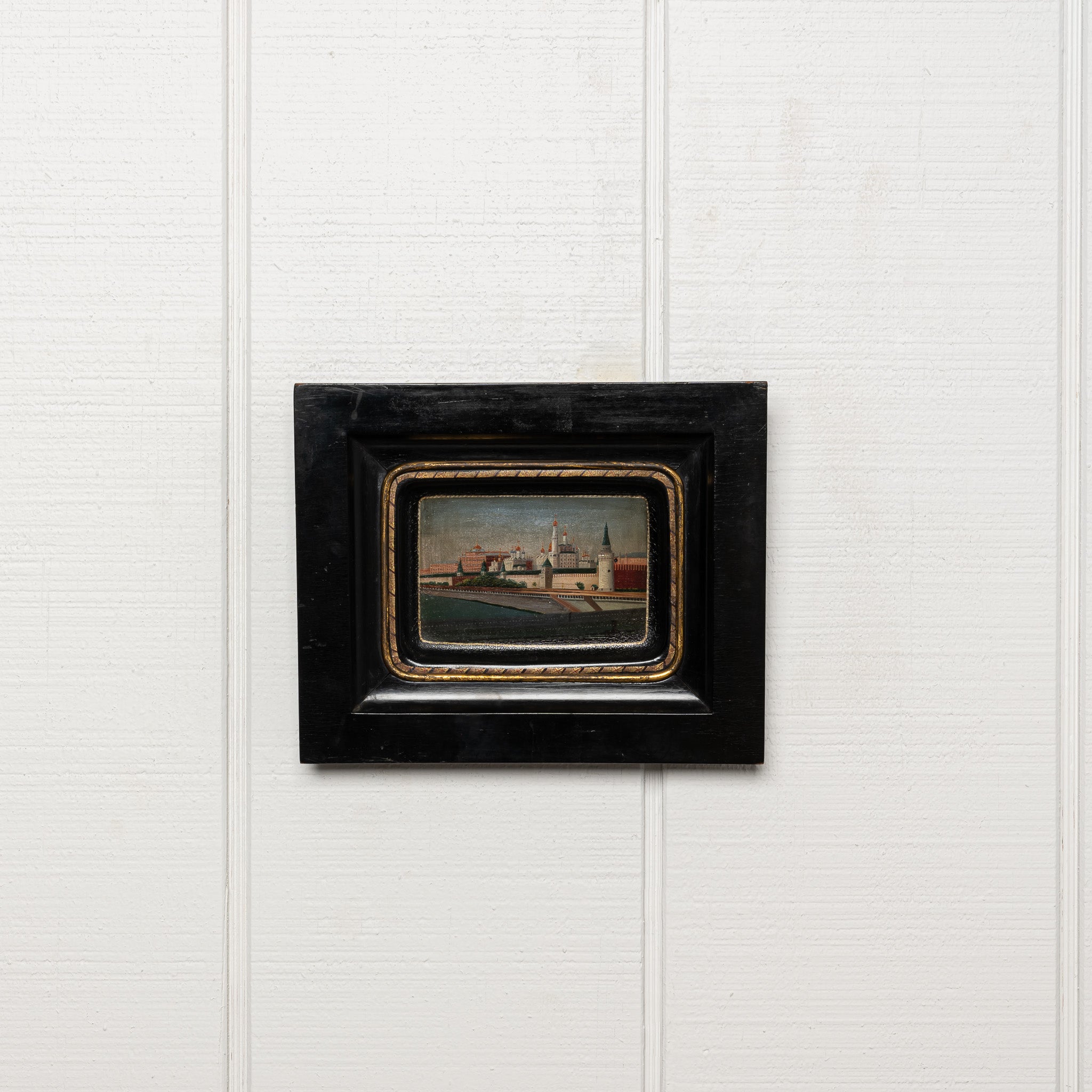 19TH-CENTURY RUSSIAN FRAMED MINIATURE PAINTING