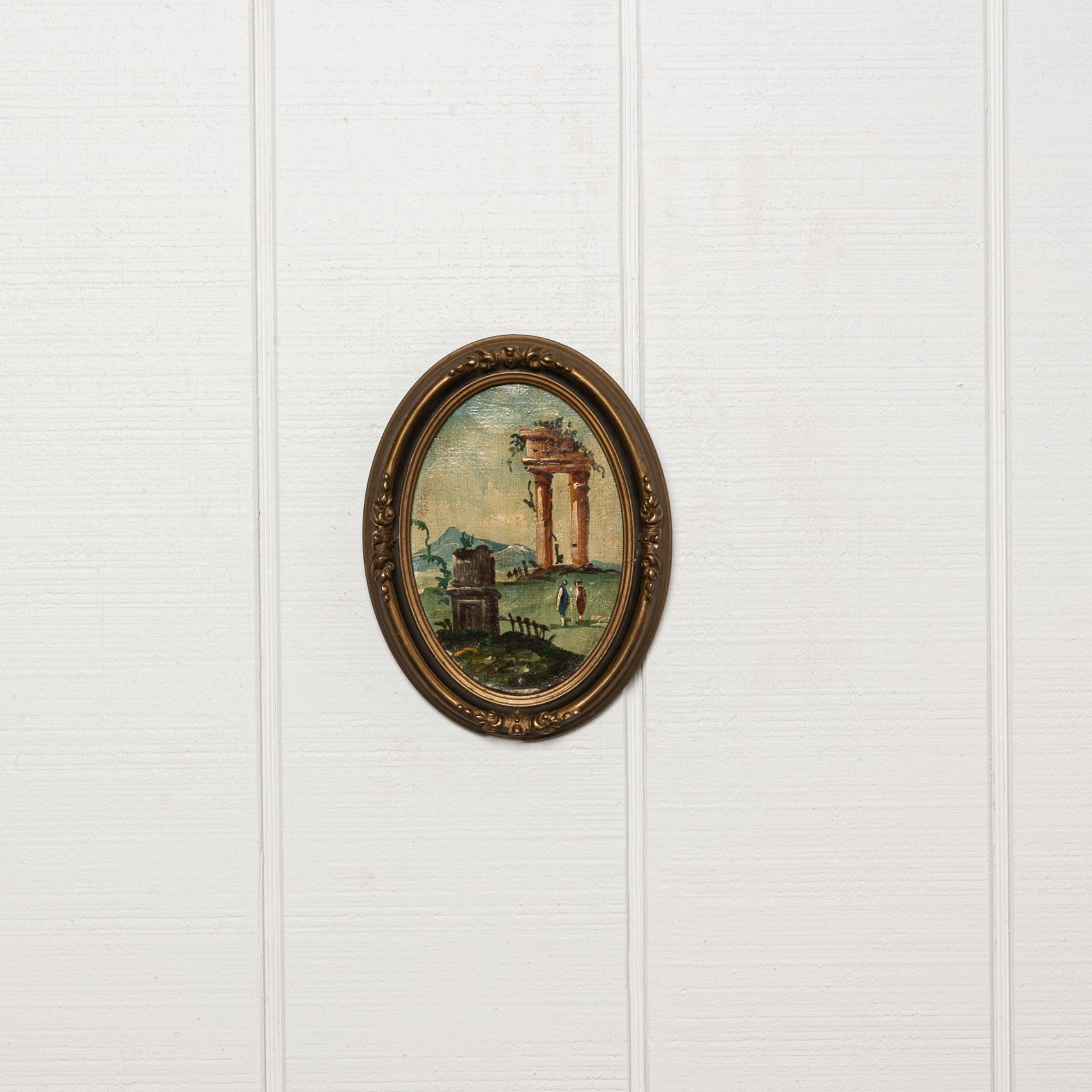 EARLY 20TH-CENTURY ITALIAN OIL PAINTING ON BOARD