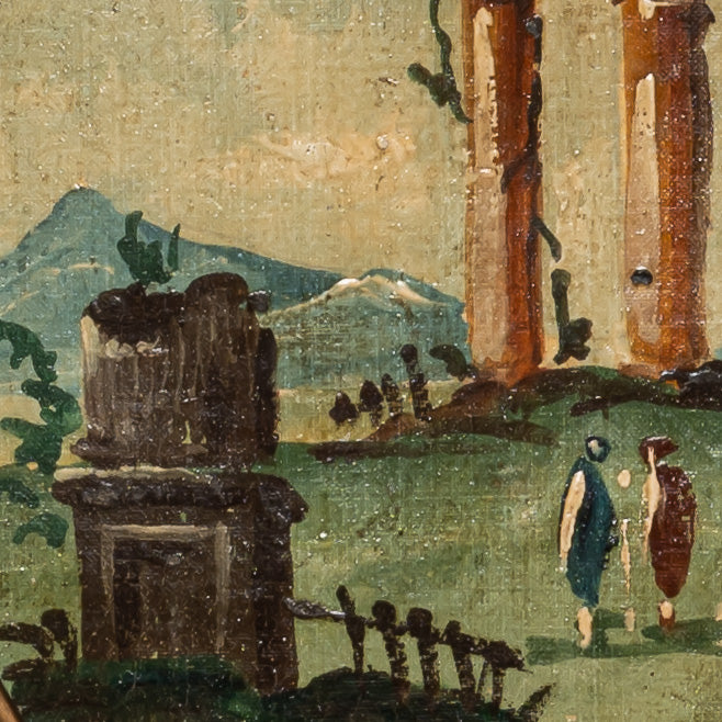 EARLY 20TH-CENTURY ITALIAN OIL PAINTING ON BOARD