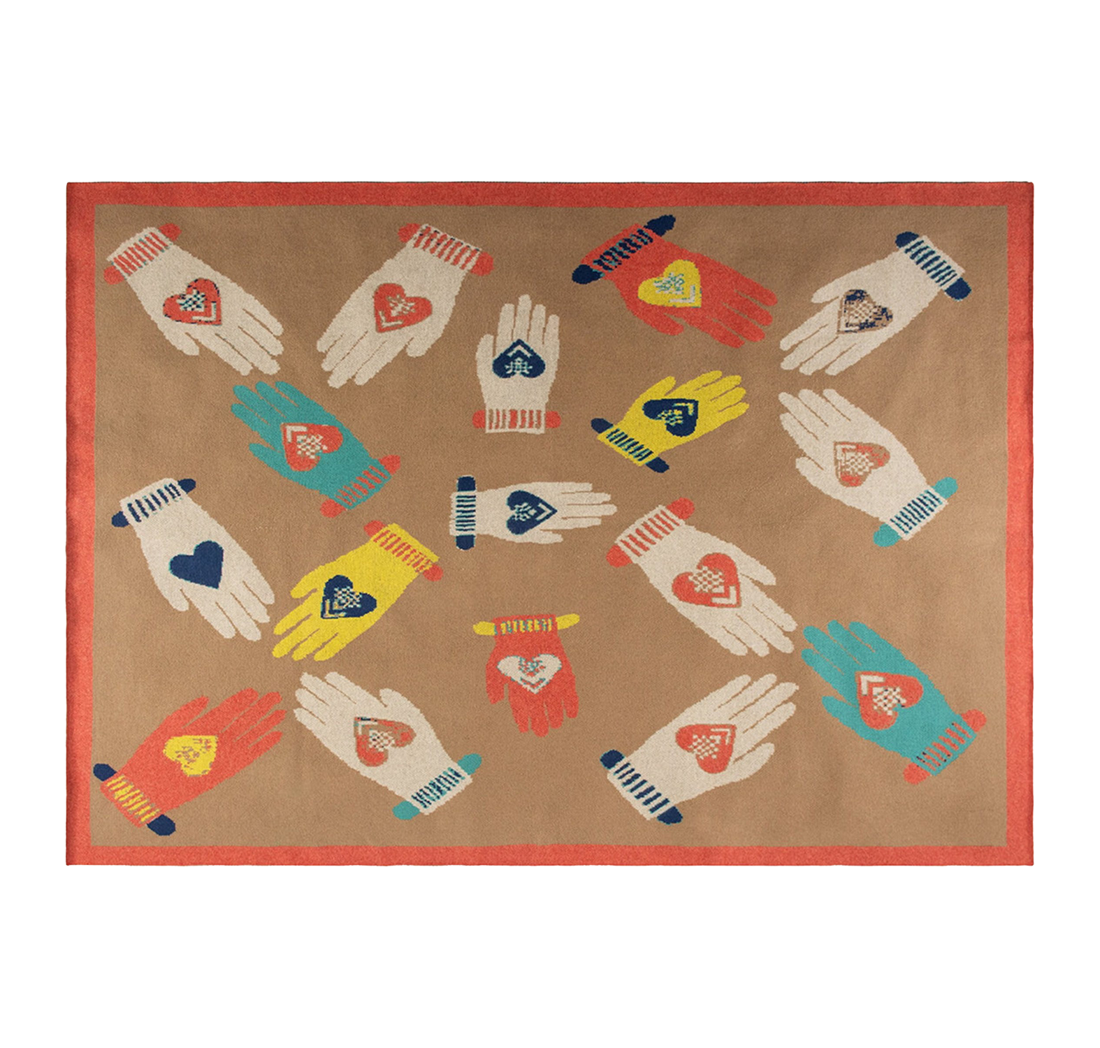 "HAND & HEART" CASHMERE THROW