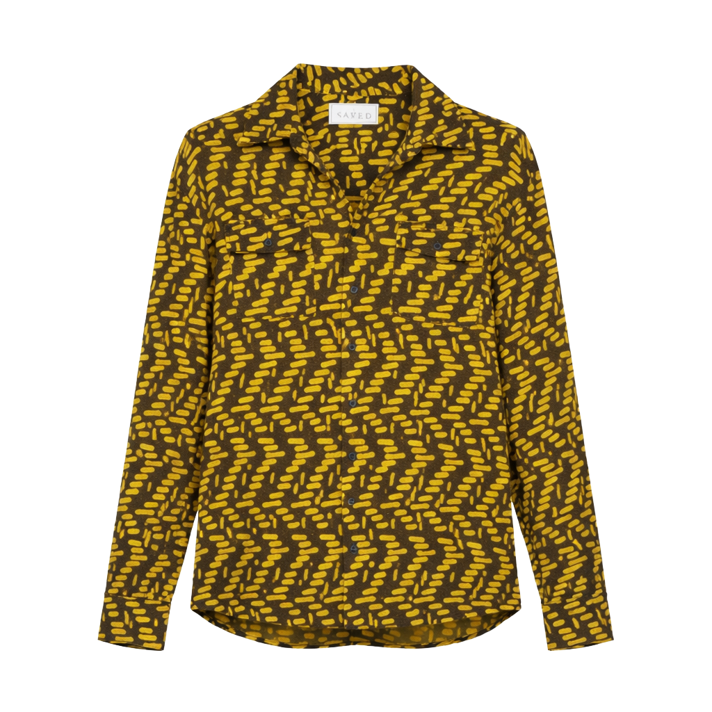 "IRVING"MILITARY STYLE" BUTTON FRONT SHIRT