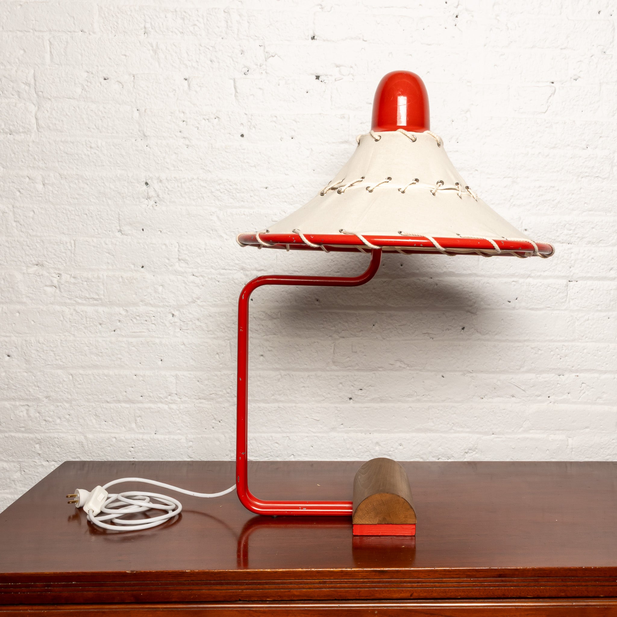 SWEDISH MODERN “MONSTERSKYDDAD” LAMP BY INGRID OF SWEDEN