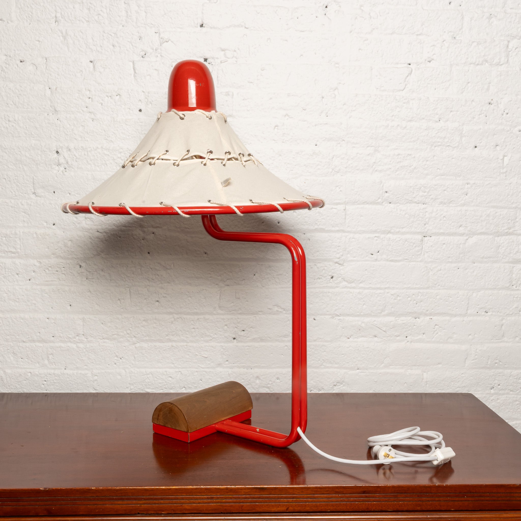 SWEDISH MODERN “MONSTERSKYDDAD” LAMP BY INGRID OF SWEDEN