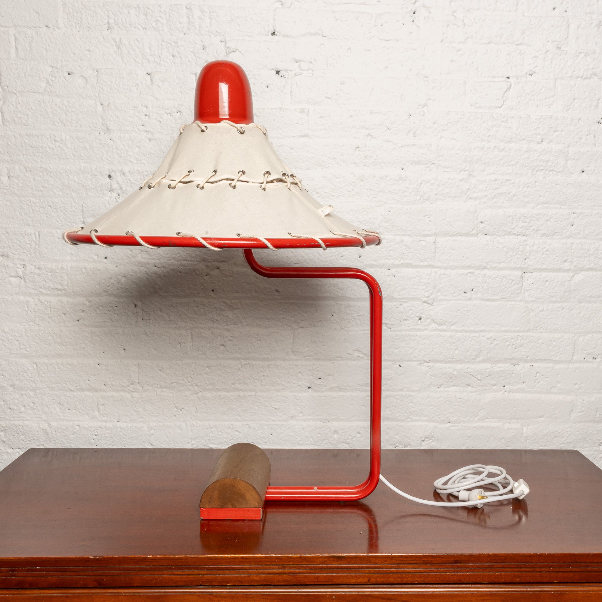 SWEDISH MODERN “MONSTERSKYDDAD” LAMP BY INGRID OF SWEDEN
