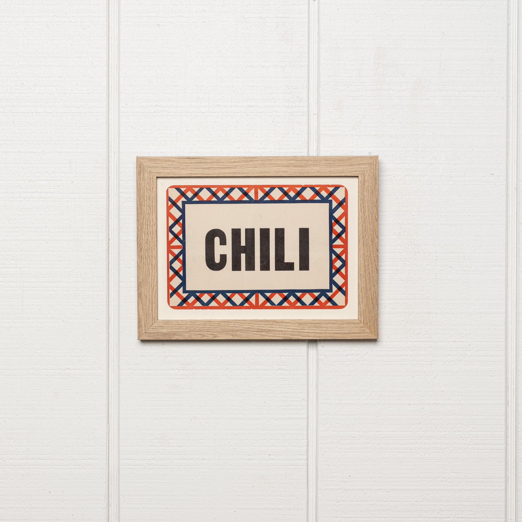 VINTAGE AMERICAN "CHILI" SIGN