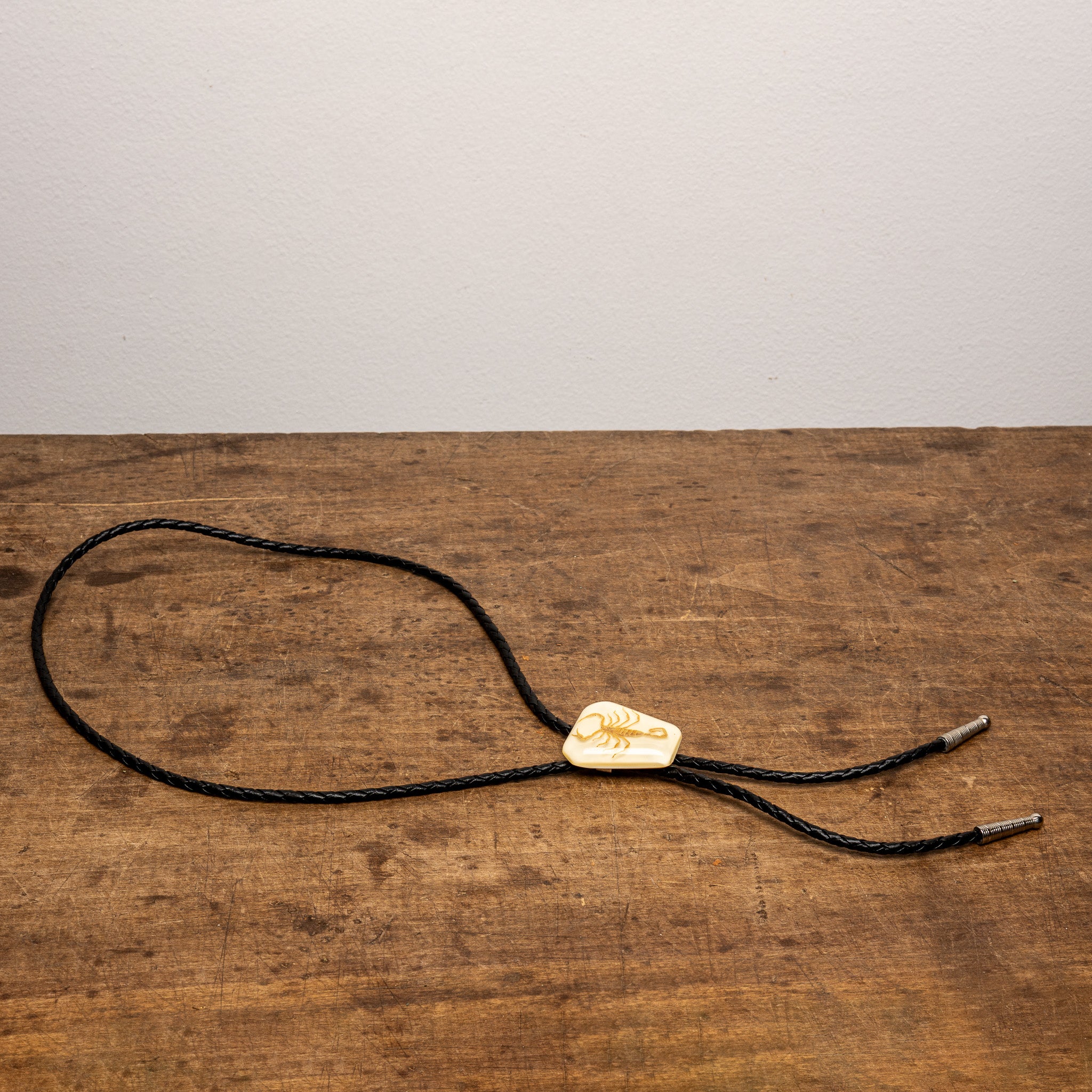 VINTAGE SOUTHWESTERN SCORPION RESIN BOLO TIE