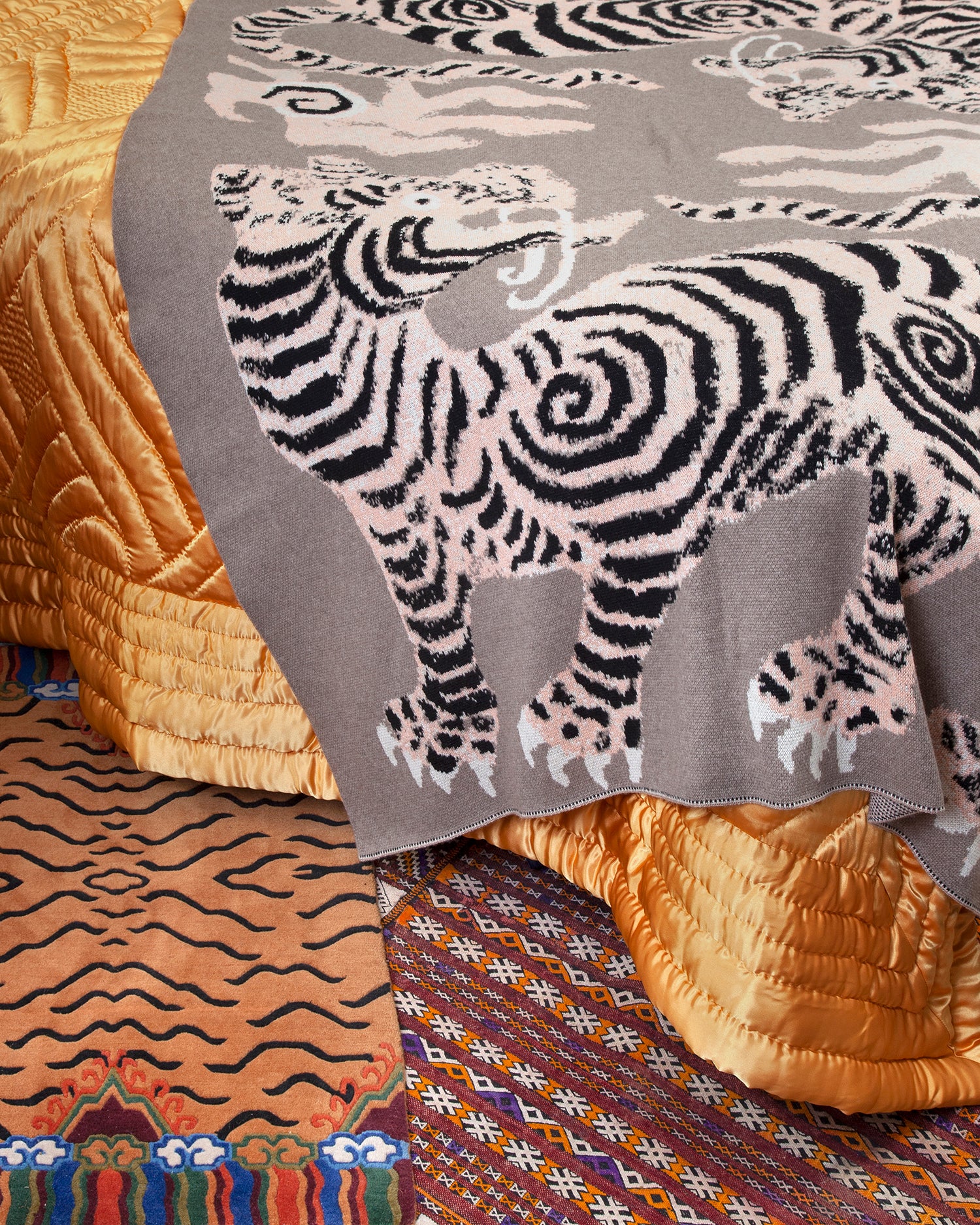 Tigers Cashmere Blanket