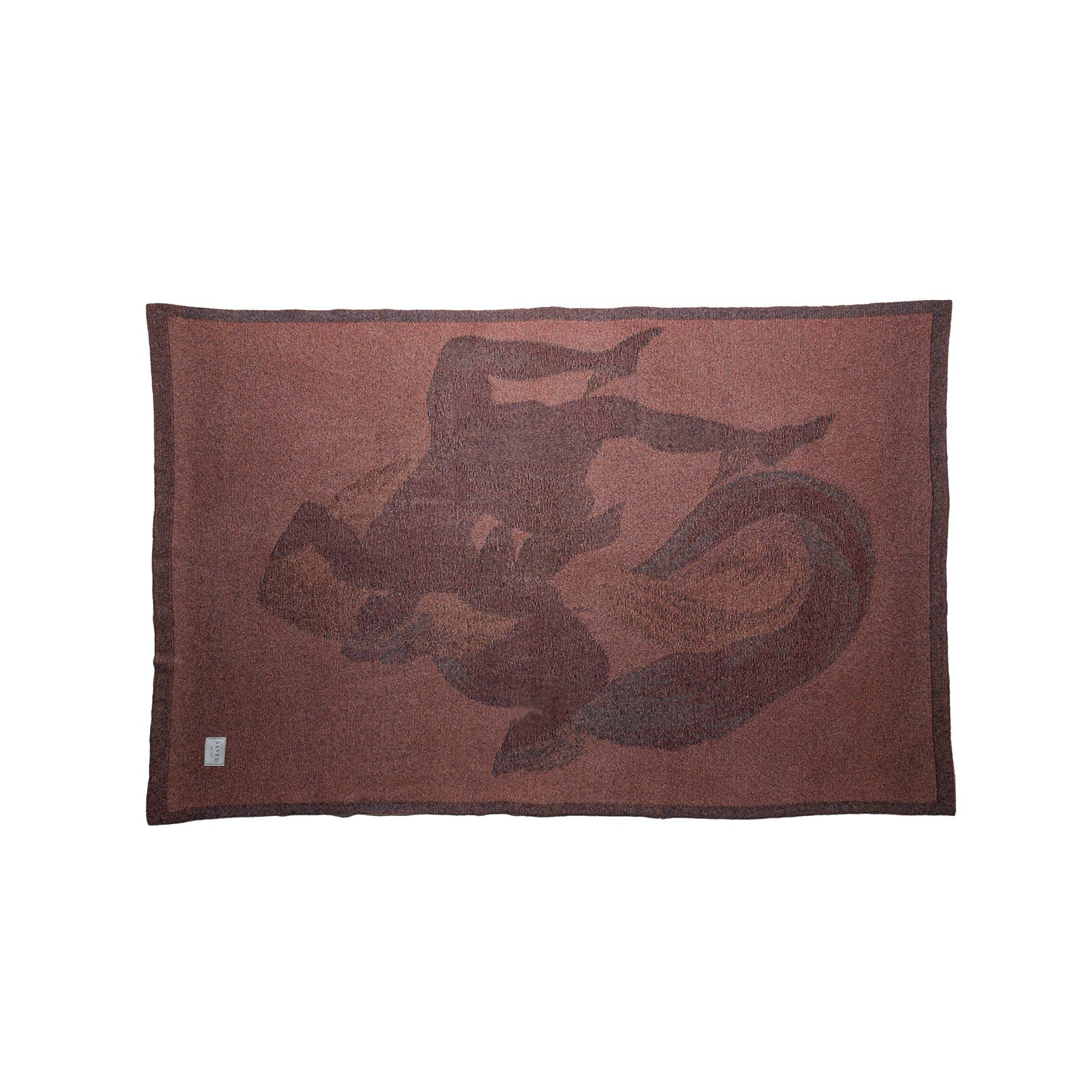 "CROWNS OF GOLD" CASHMERE BLANKET