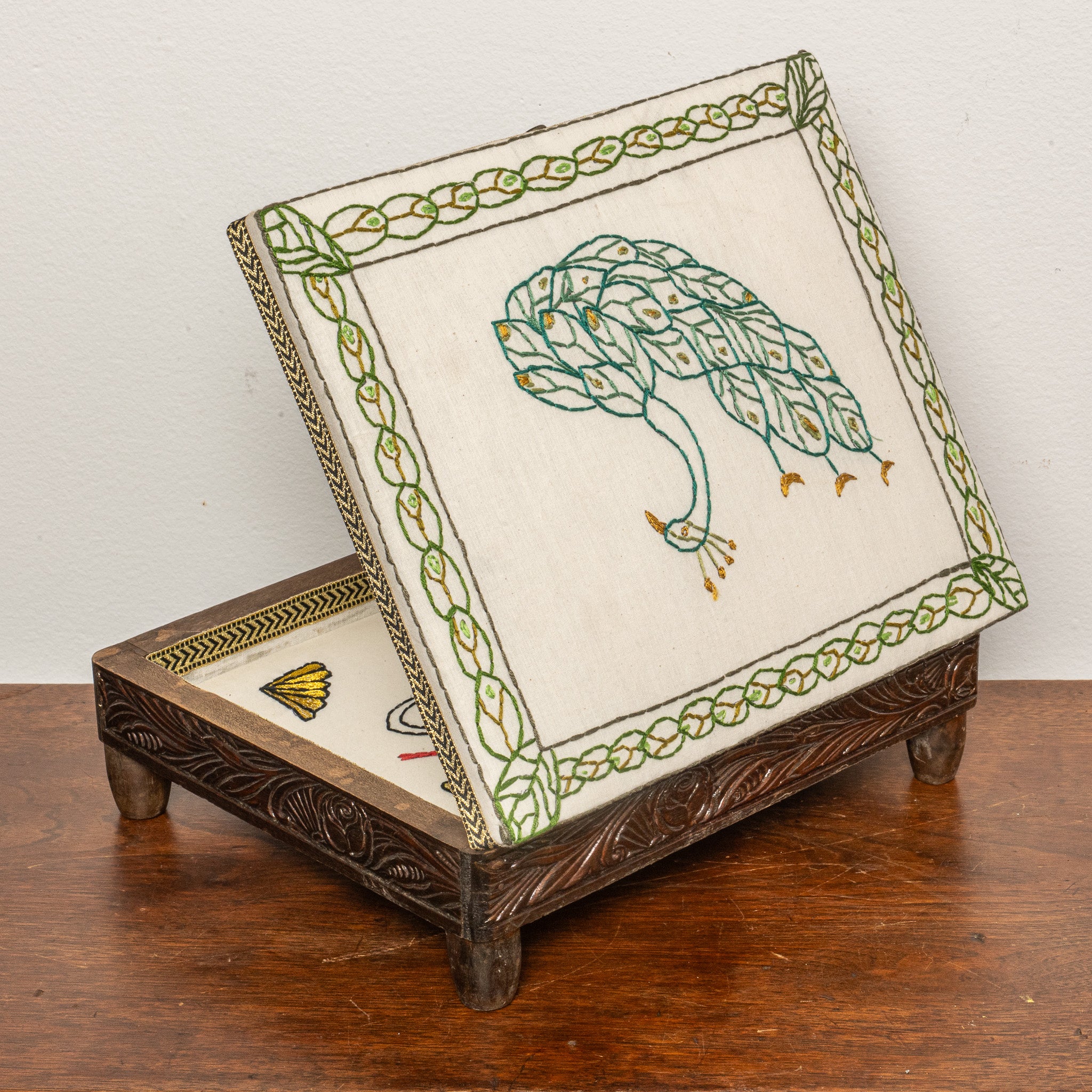 "PARIS" EMBROIDERED JEWELRY BOX (2025) BY SEAN McNANNEY