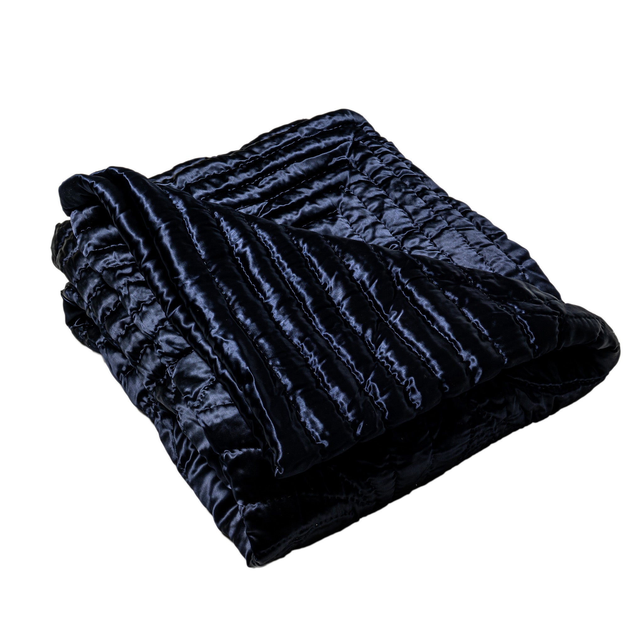 Leave Patterned Yorgan in Ink