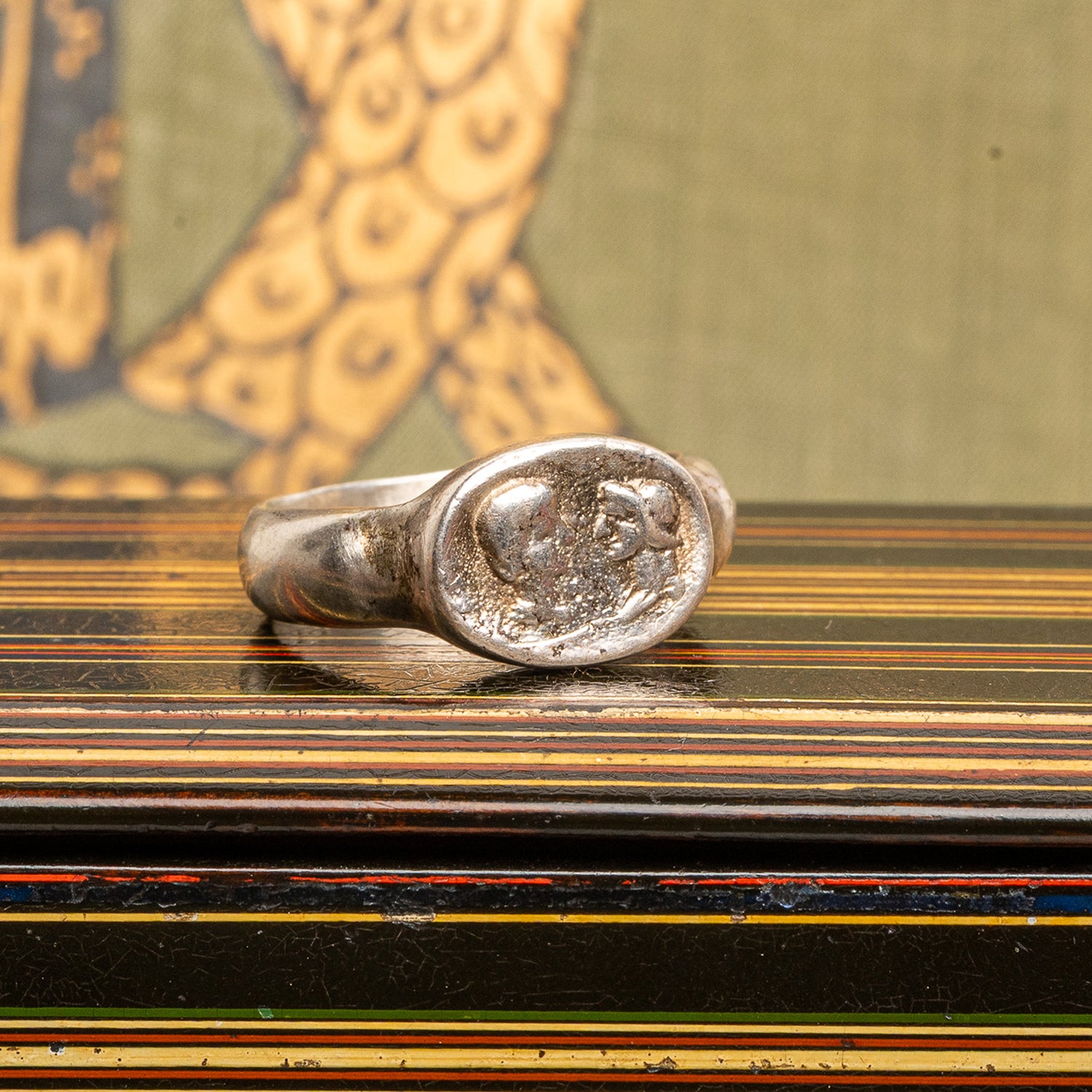 Silver "Grand Tour" Roman Profiles Ring