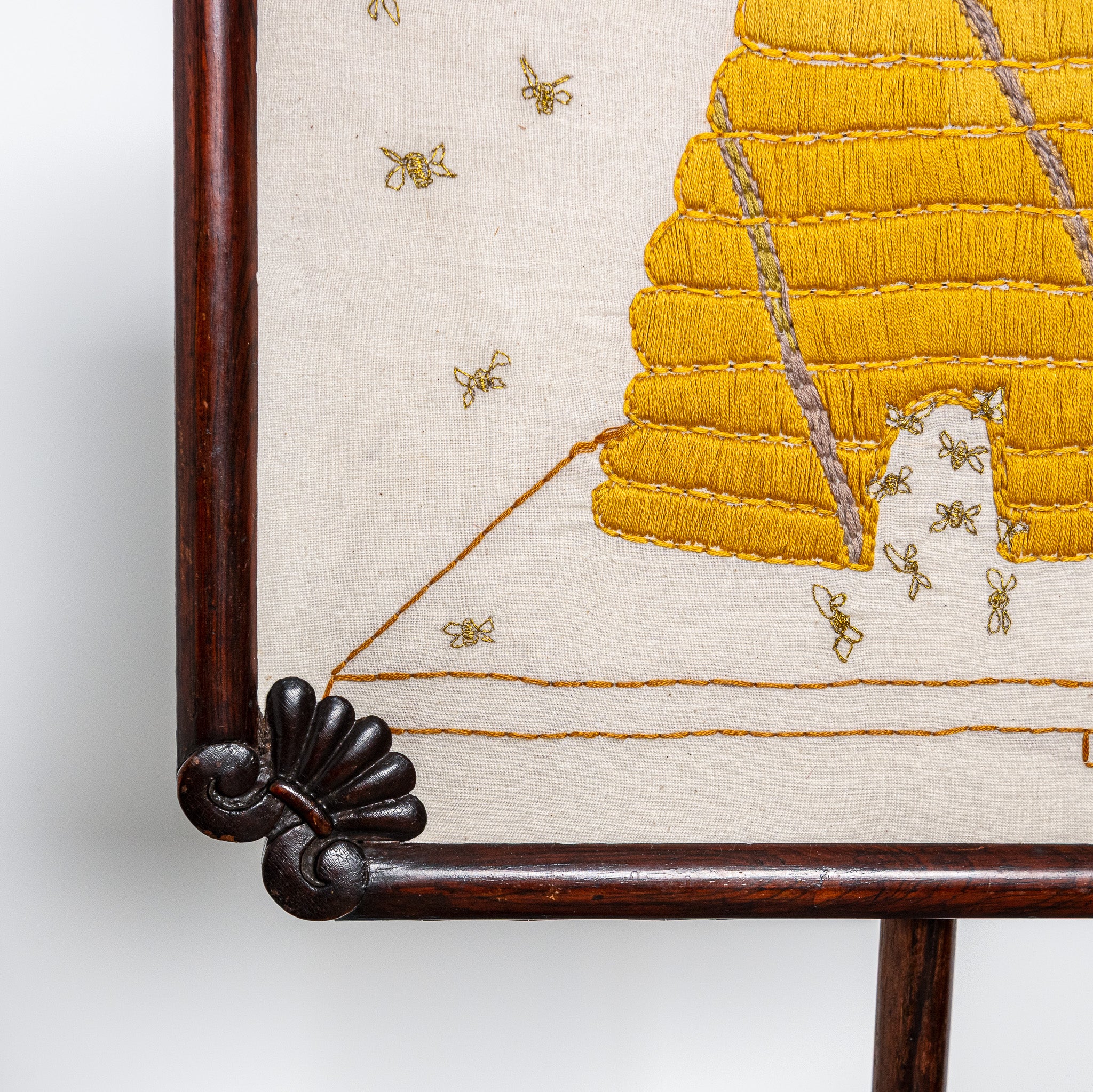 "BEE KEEP" FIRE SCREEN (2025) By SEAN McNANNEY