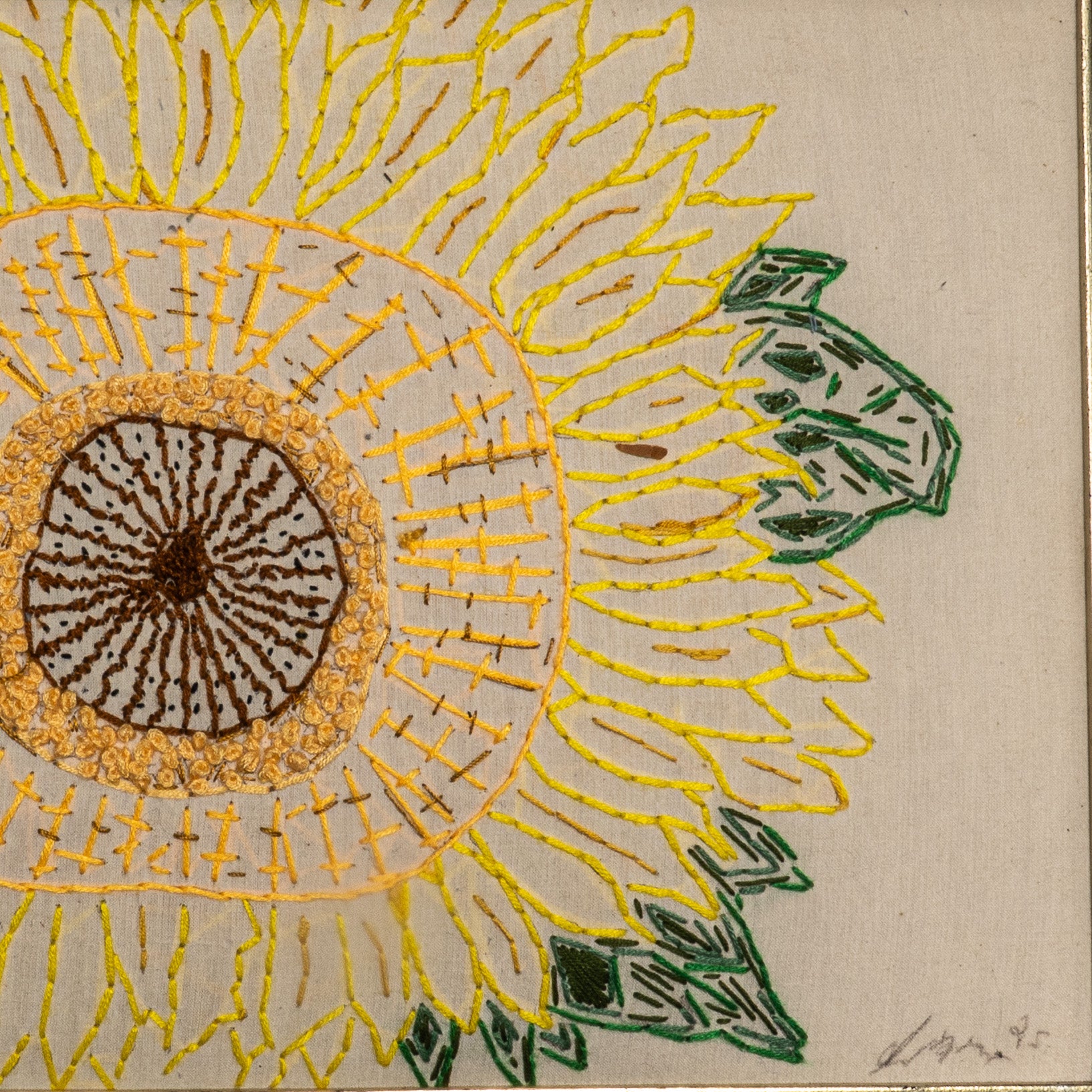"SUNFLOWER" (2025) MIRROR BY SEAN McNANNEY