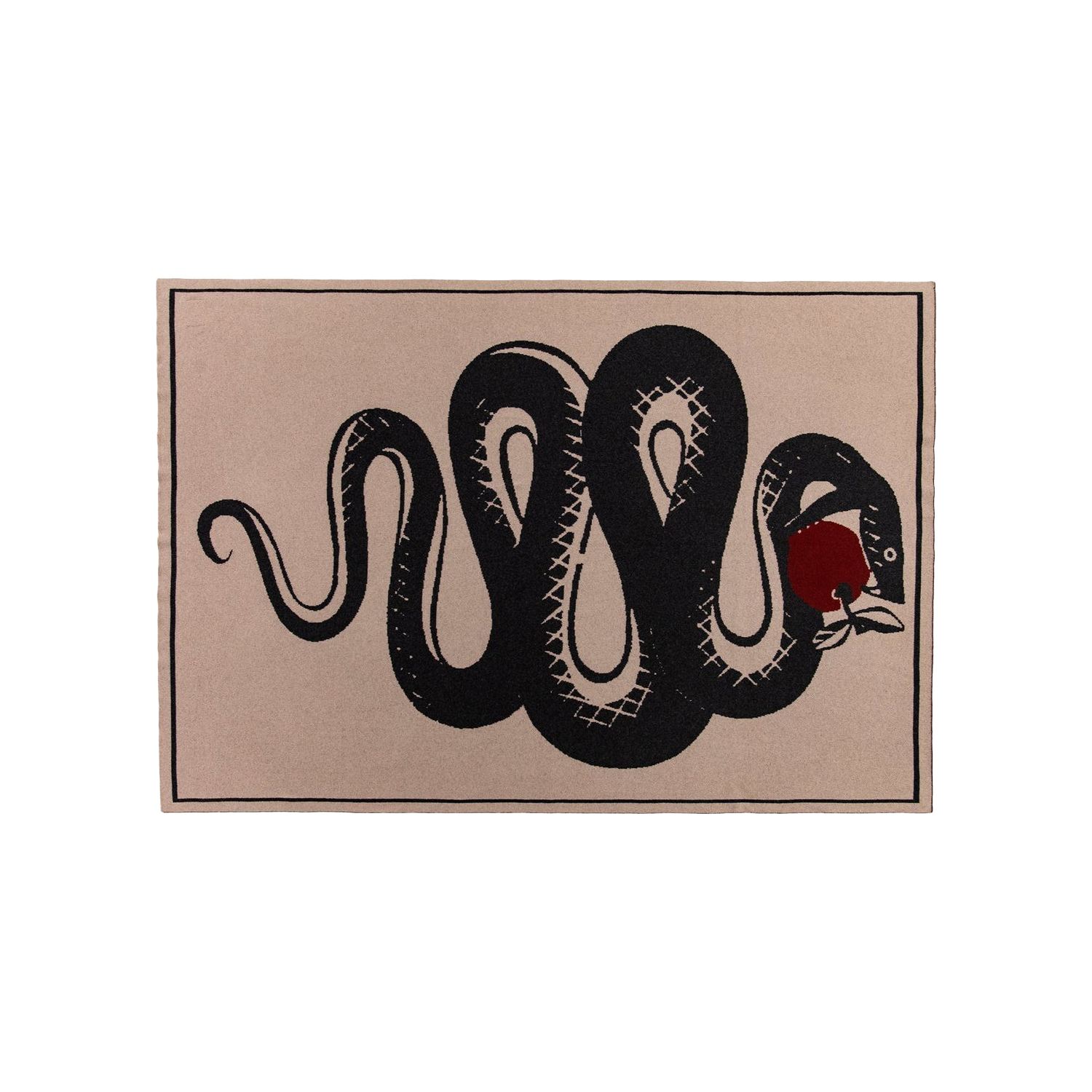 "SERPENT'S APPLE" CASHMERE BLANKET