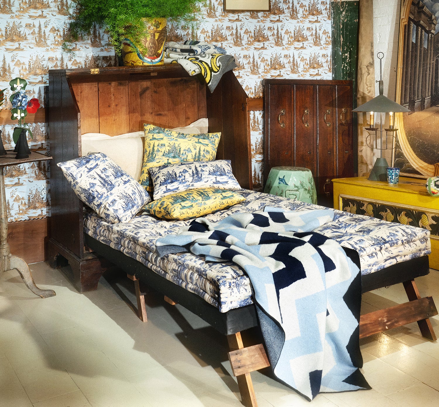 Wavy Cashmere Blanket [2 COLORS]