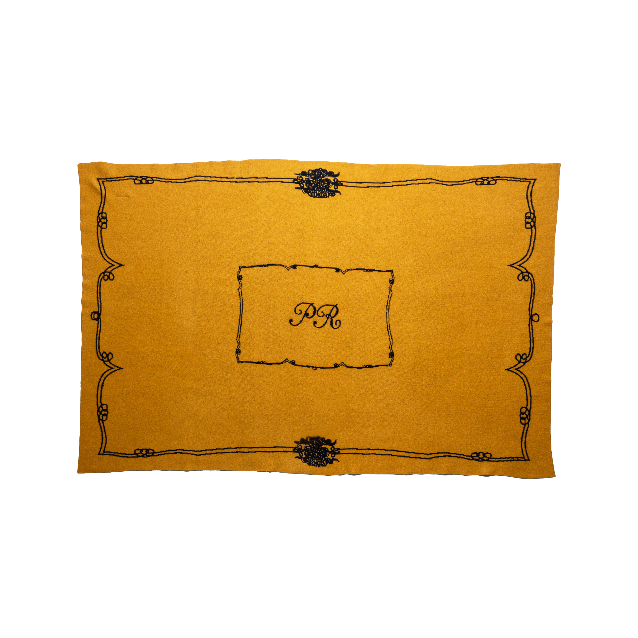 SAVED NY x PETER REED "CALLIGRAPHY" CASHMERE BLANKET