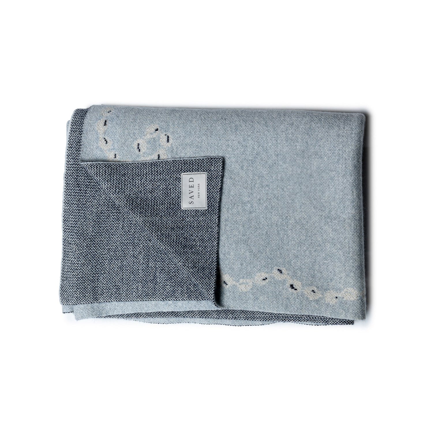 SAVED NY x PETER REED "PEARLS" CASHMERE BLANKET