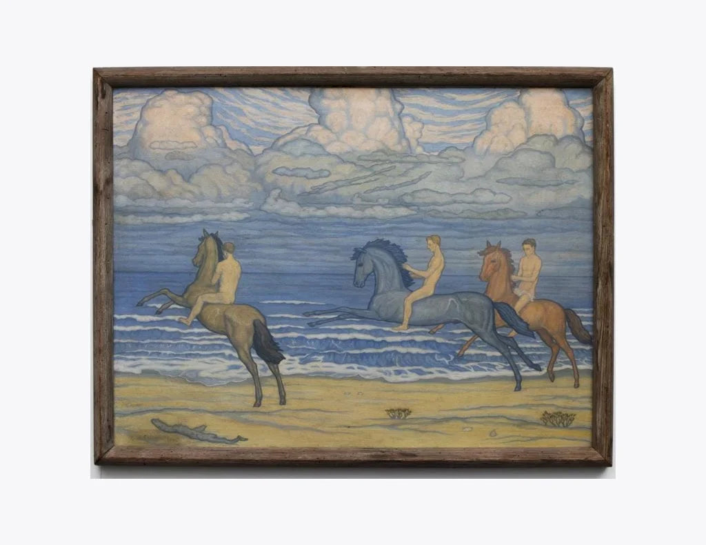[Untitled], Oil Painting, signed G.D. Chirico, 1929