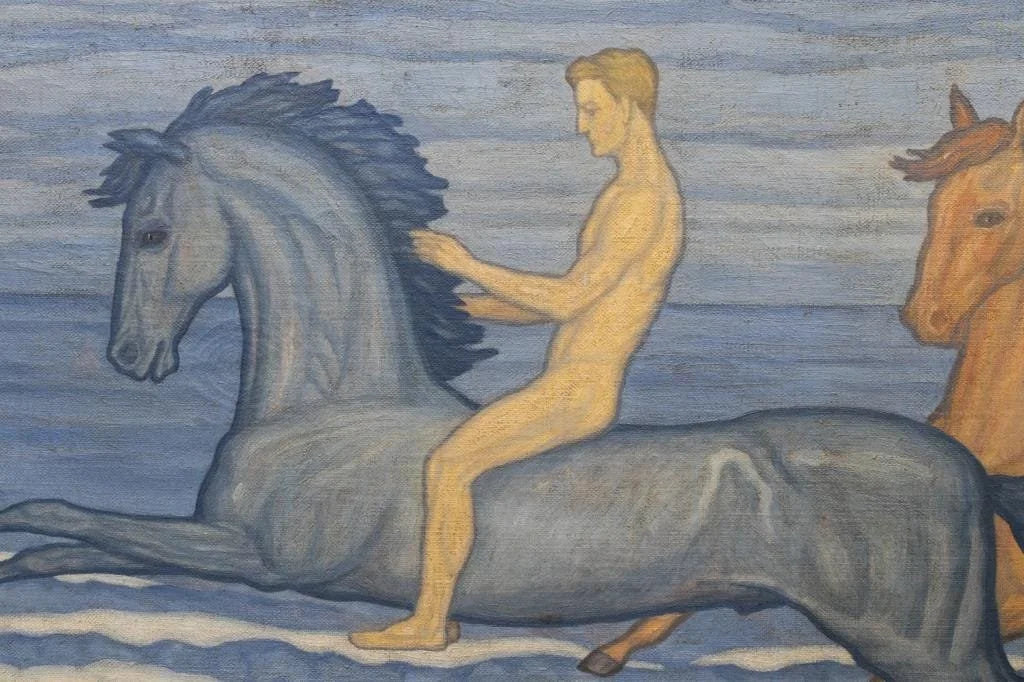 [Untitled], Oil Painting, signed G.D. Chirico, 1929