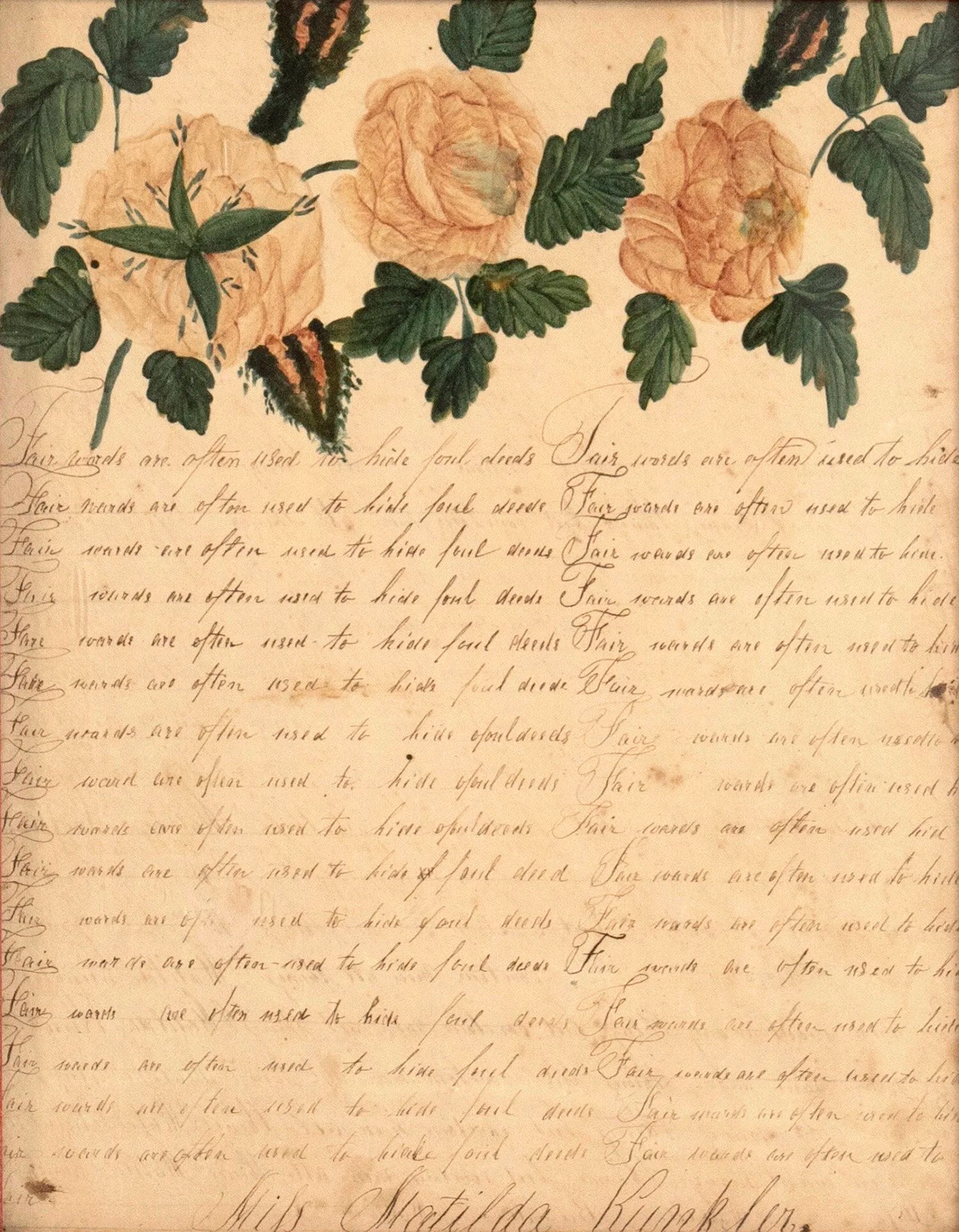 SHAKER LETTER