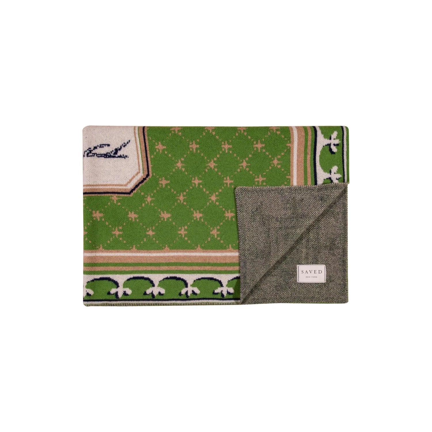 SAVED NY x LUKAS THE ILLUSTRATOR  "STAG" Cashmere Blankets