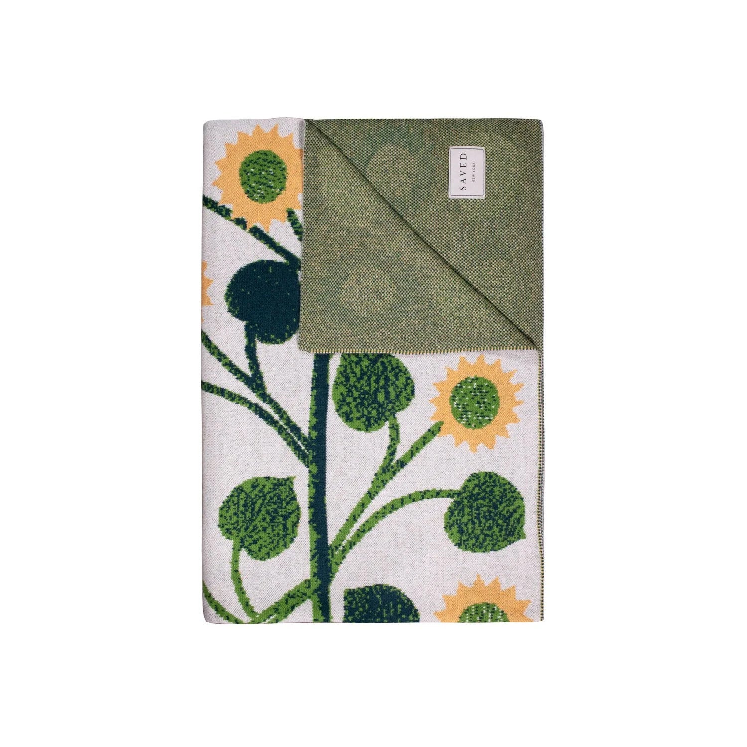 SUNFLOWERS Cashmere Blanket