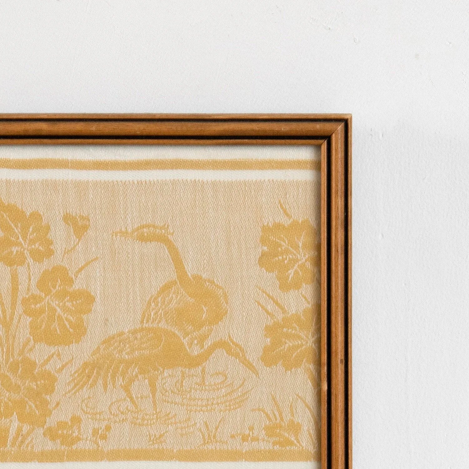 TEXTILE WITH FRAGMENT WITH CRANES