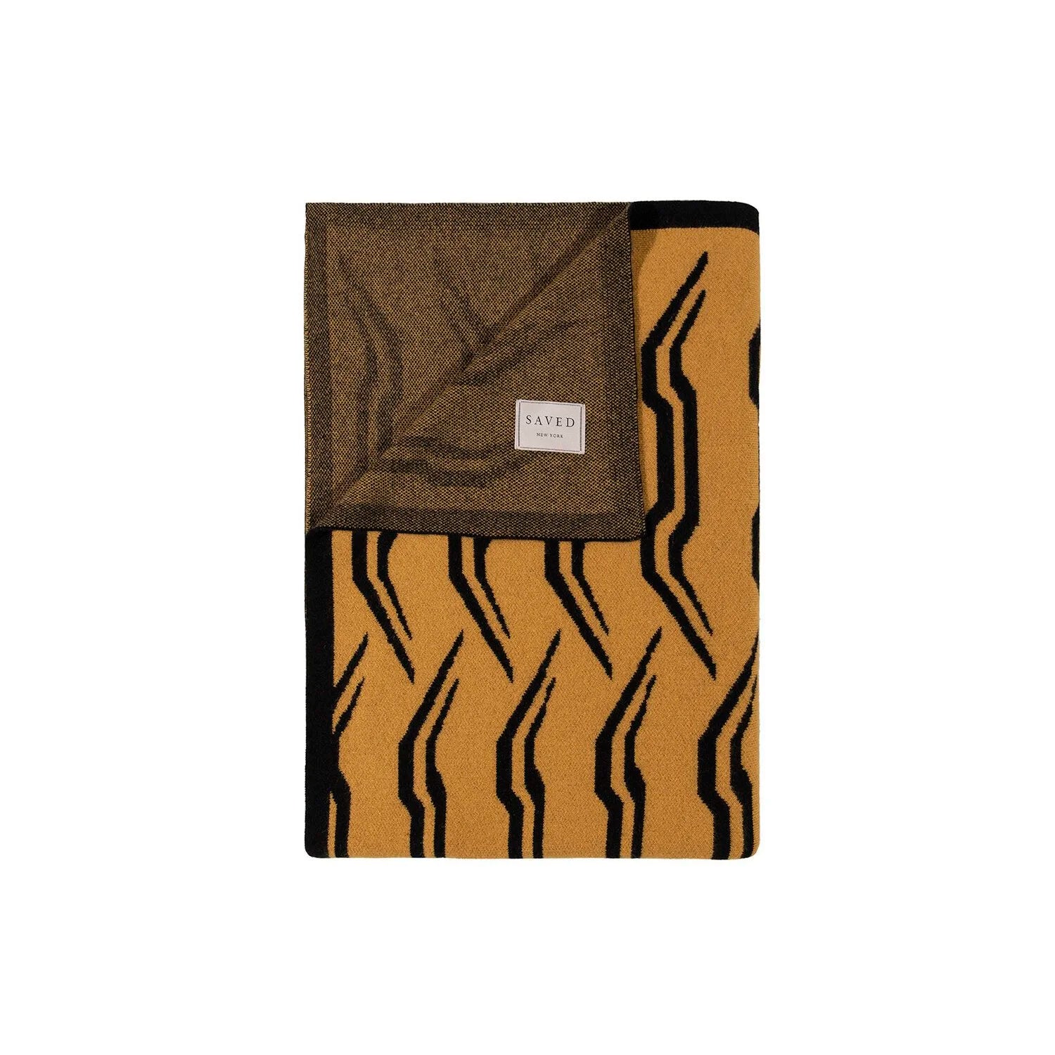 TIGER STRIPE Cashmere Blanket