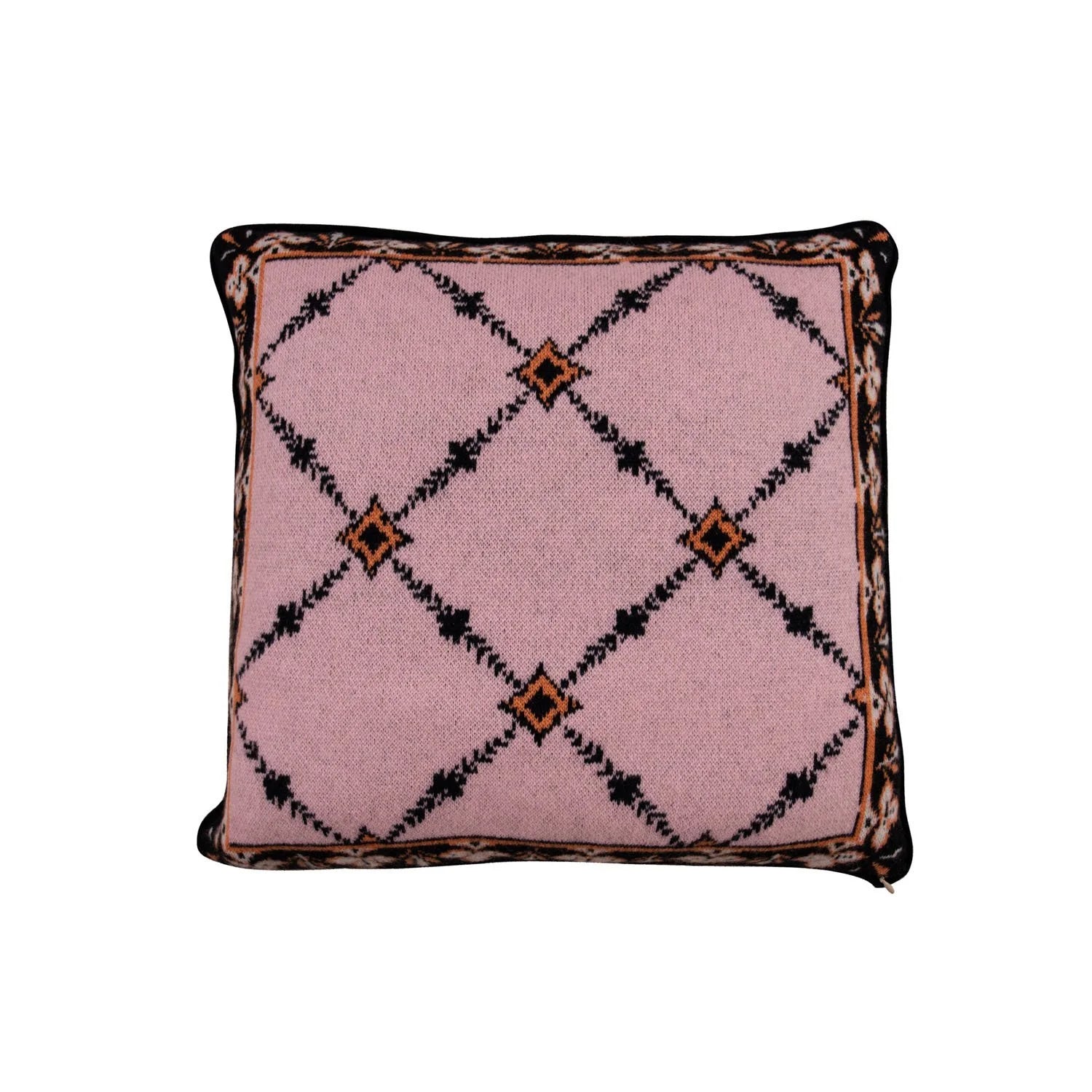 SAVED NY x LUKAS THE ILLUSTRATOR  "TRELLIS" Cashmere Pillow