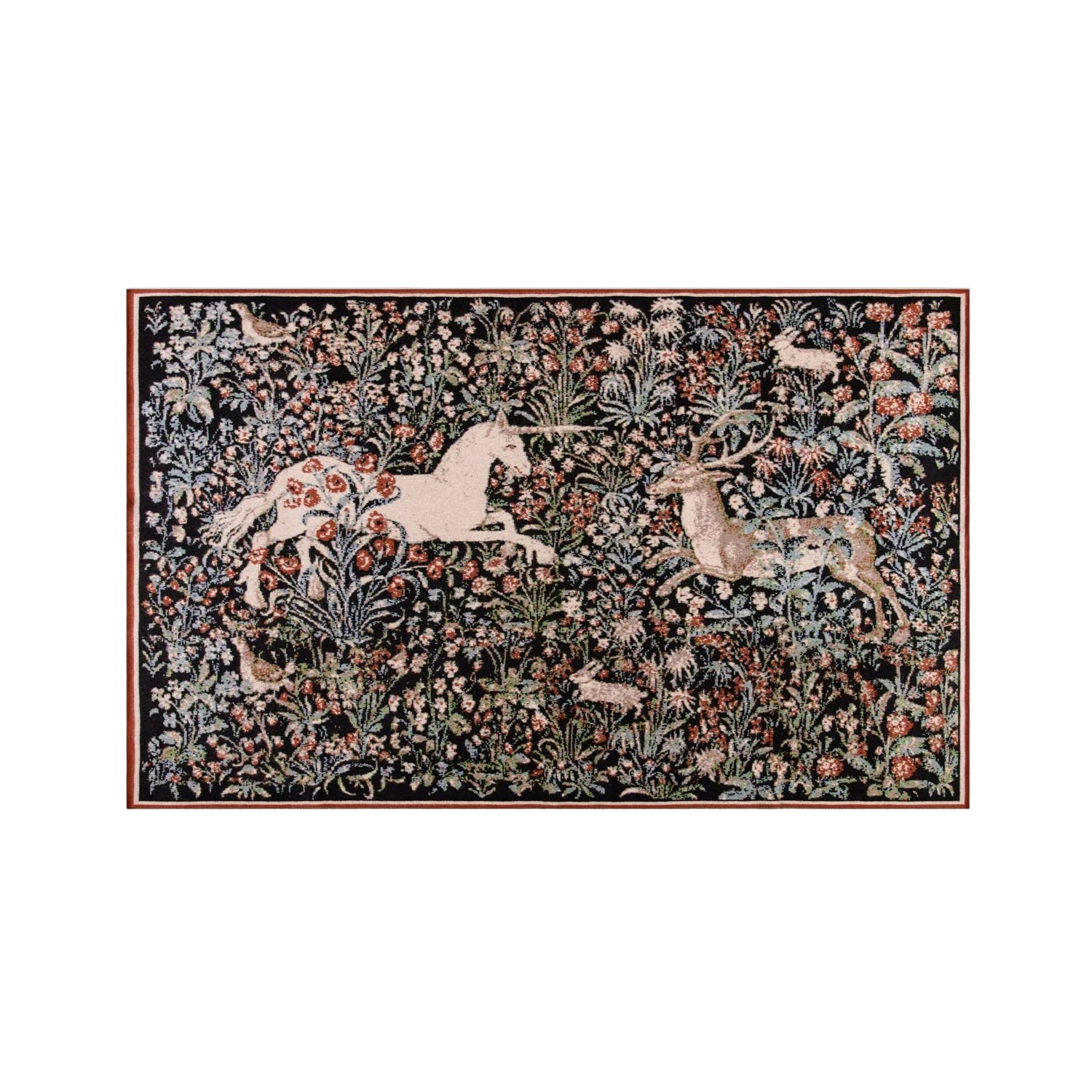 "UNICORN TAPESTRY" Cashmere Blanket