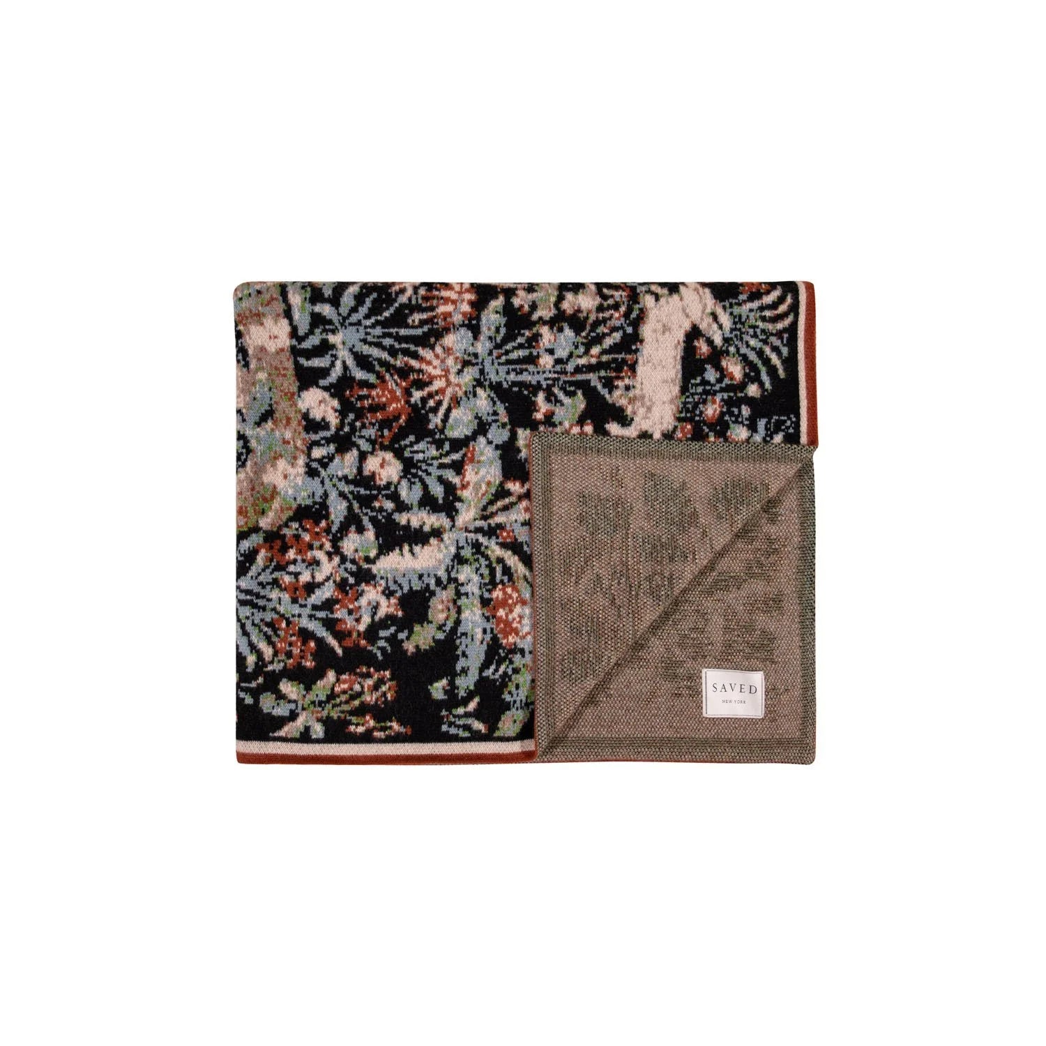 "UNICORN TAPESTRY" Cashmere Blanket