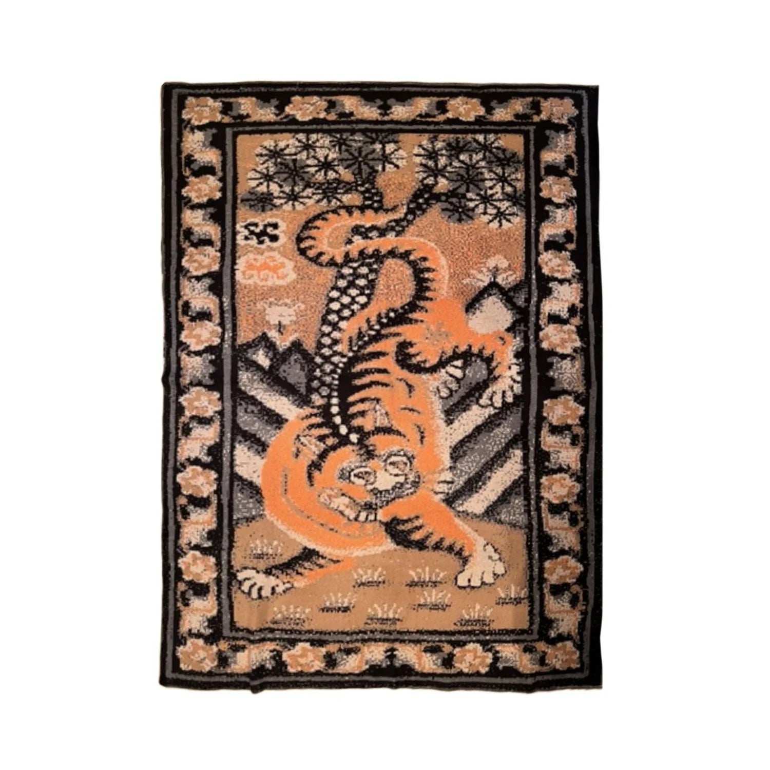 "YEAR OF THE TIGER" Cashmere Blanket