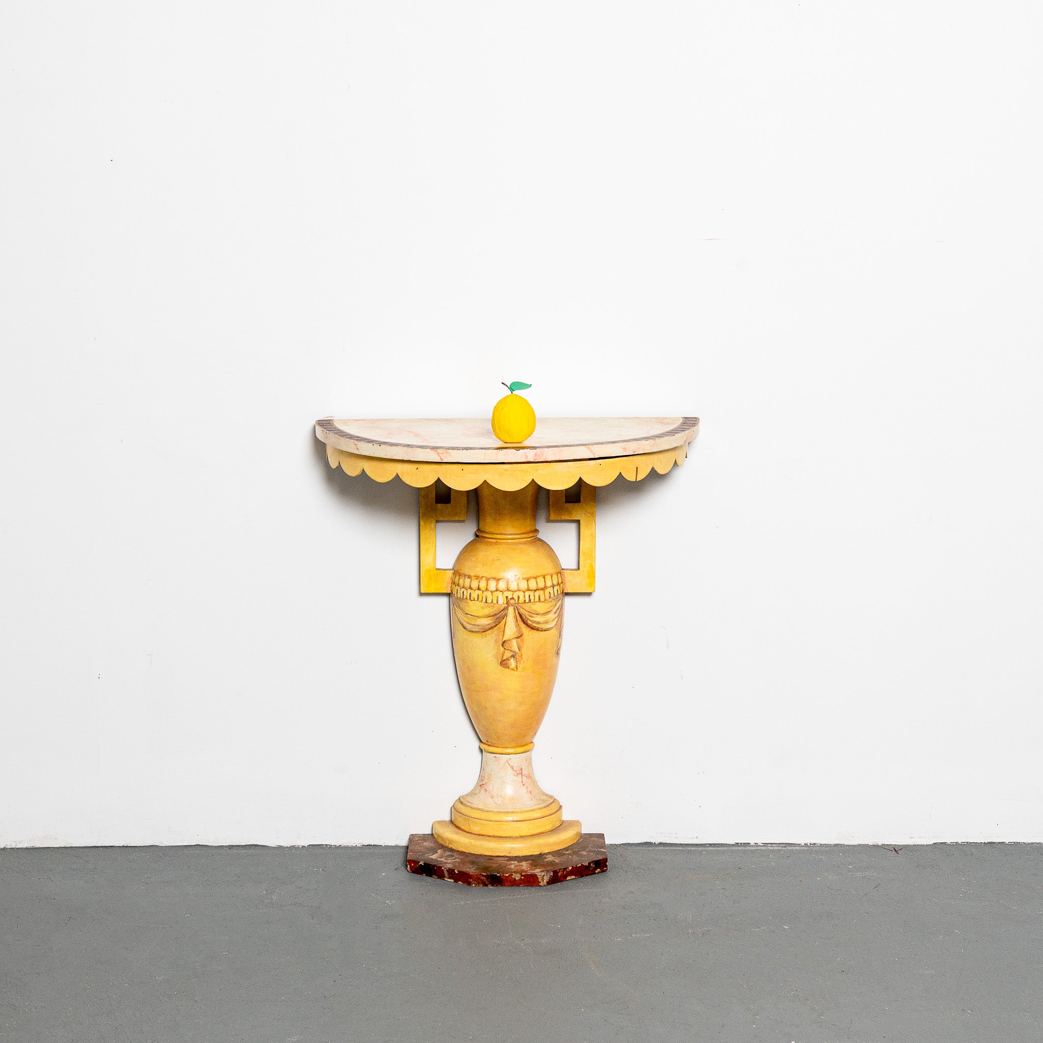 early 20th century American painted decoracted console