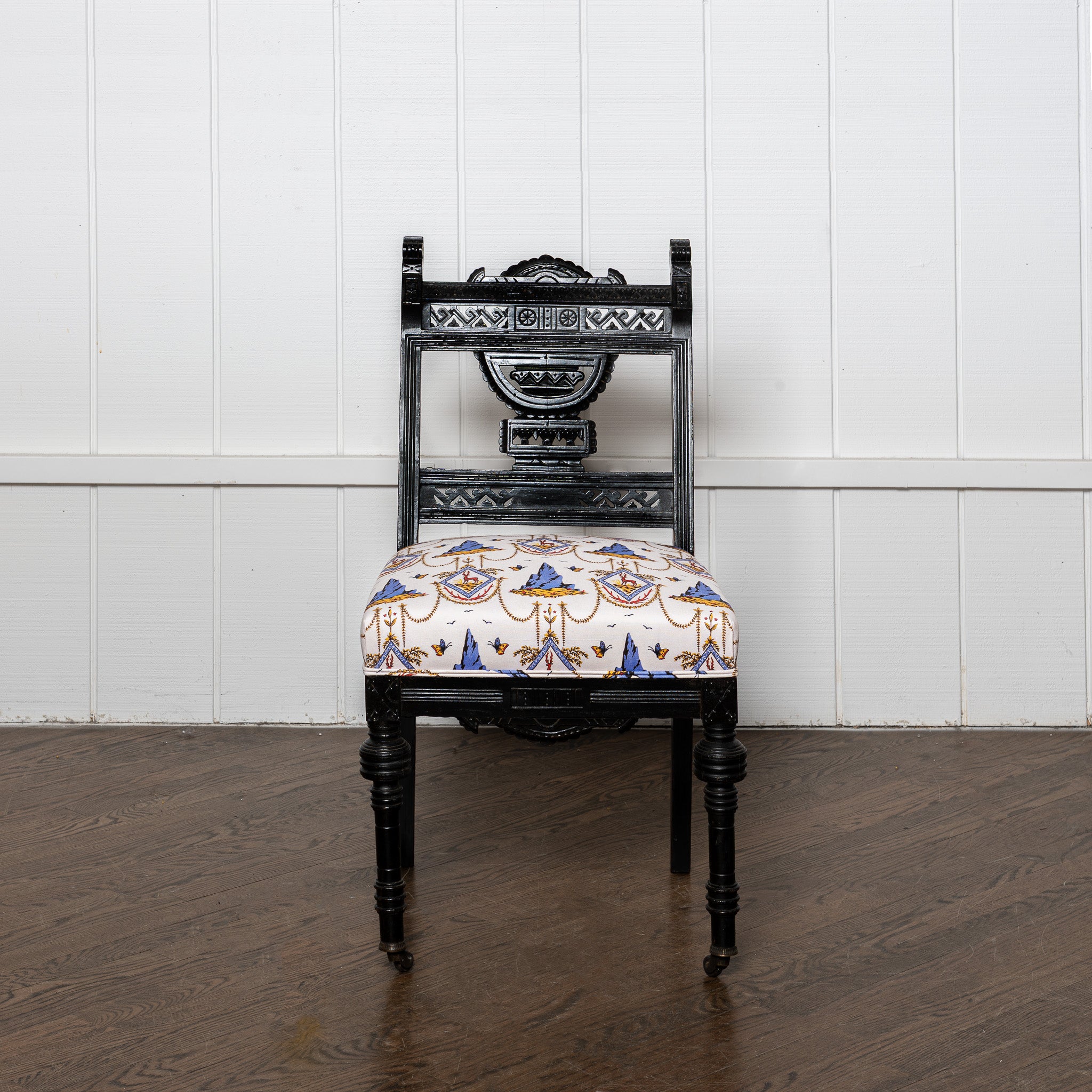 Ebonized aesthetic movement side chair