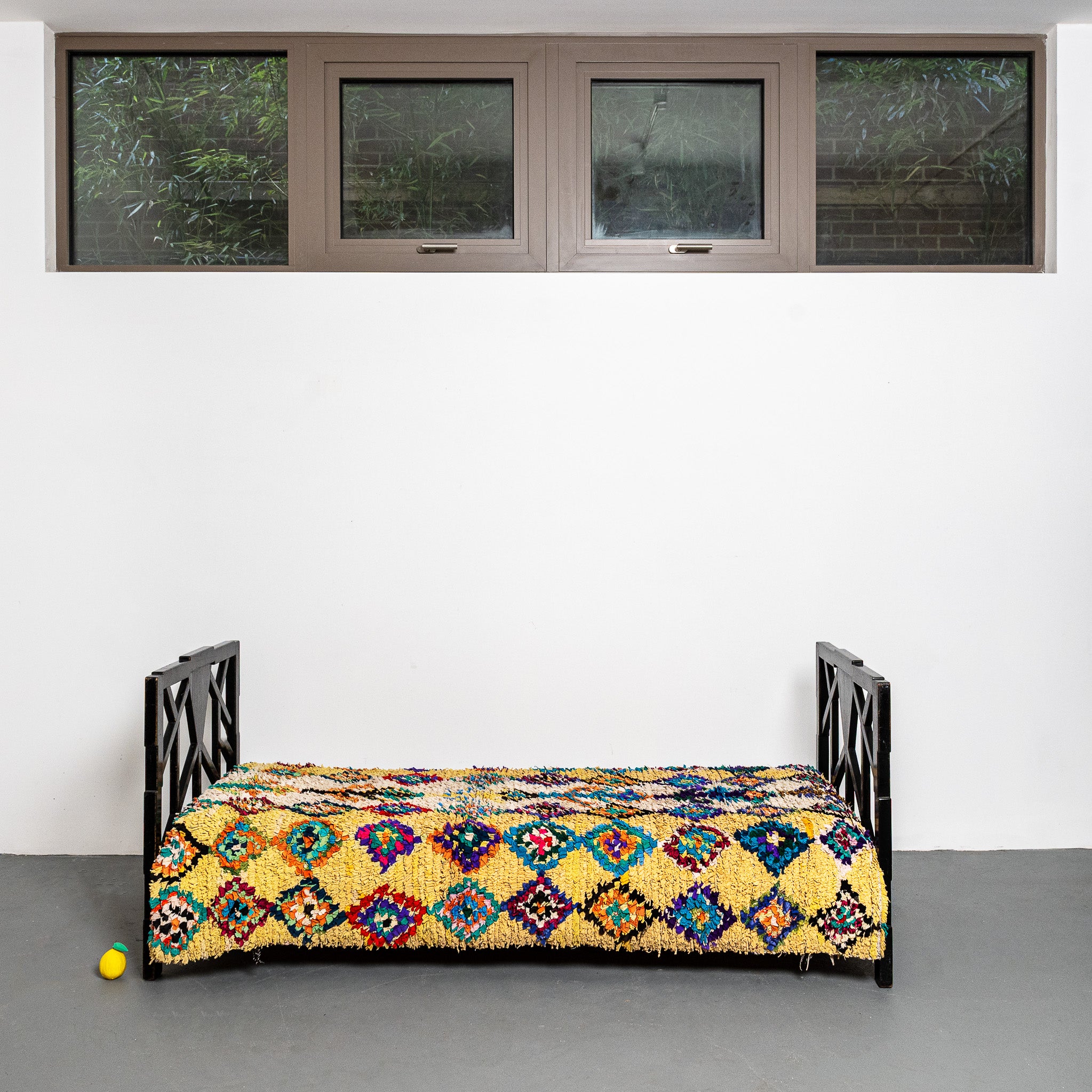 Early 20th century American ebonized daybed by Donald Deskey