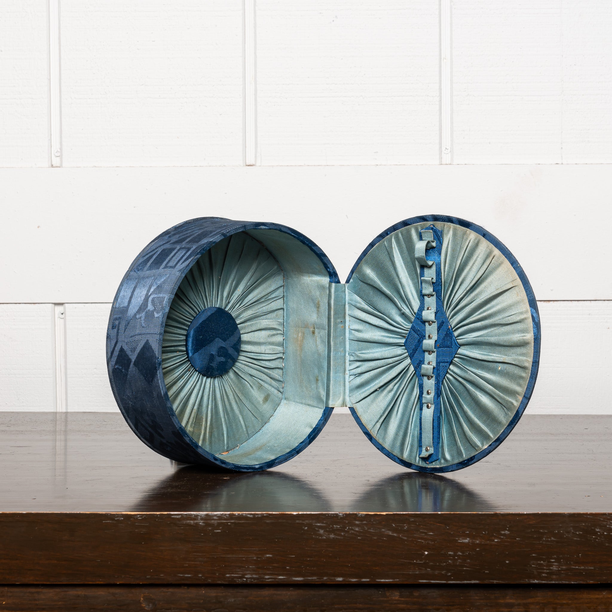 Italian art deco fabric covered box