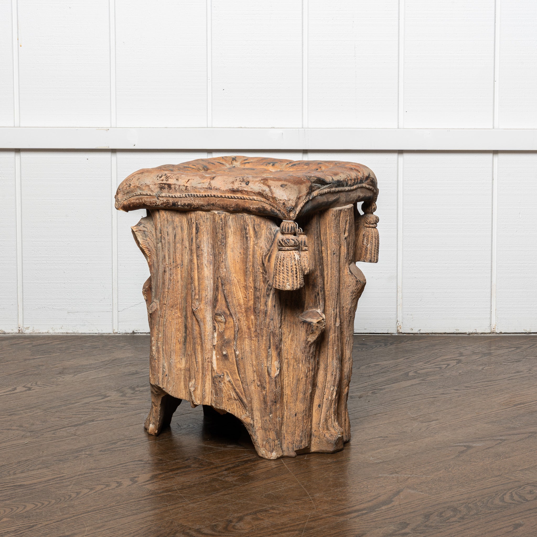 19th century Itlian terrca cotta stool