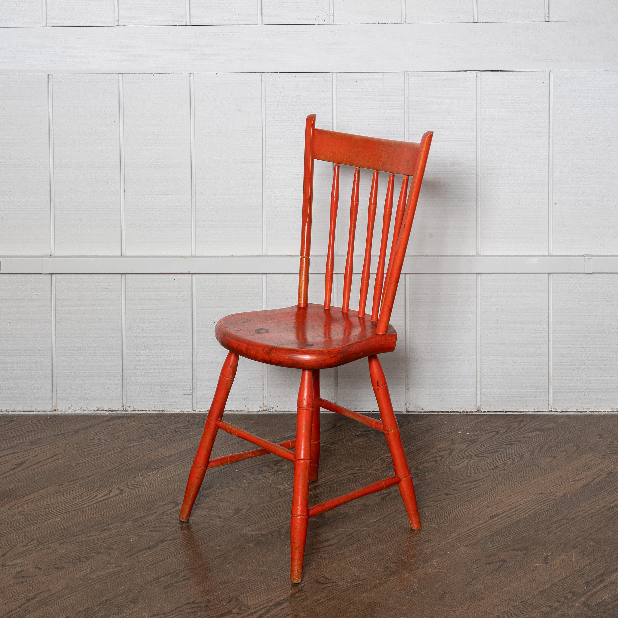American painted windsor chairs 
Set of 5 (1930s)