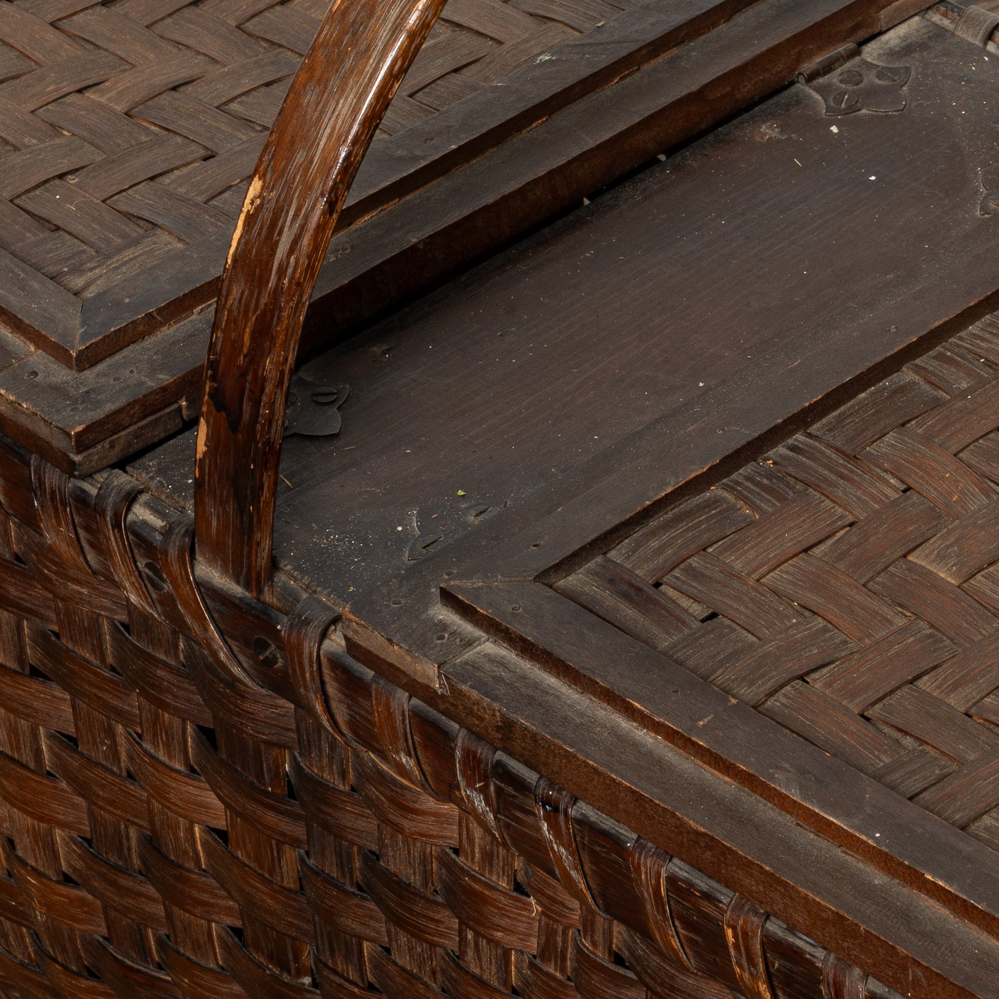 19th century American picnic baskest