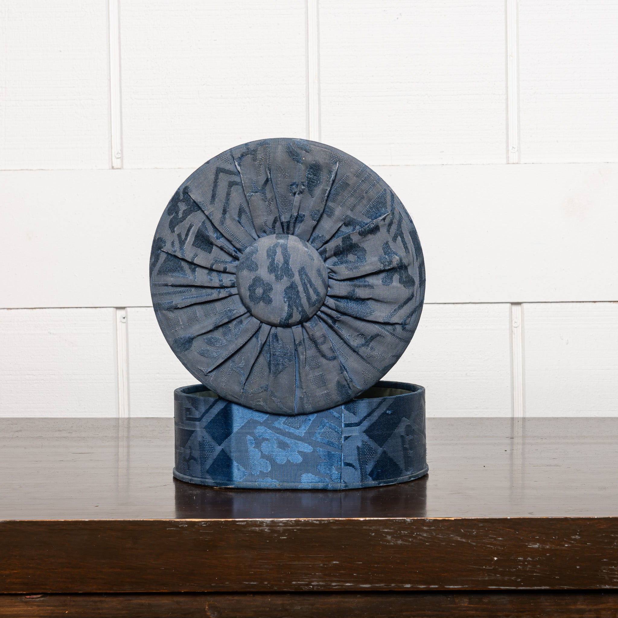 Italian art deco fabric covered box