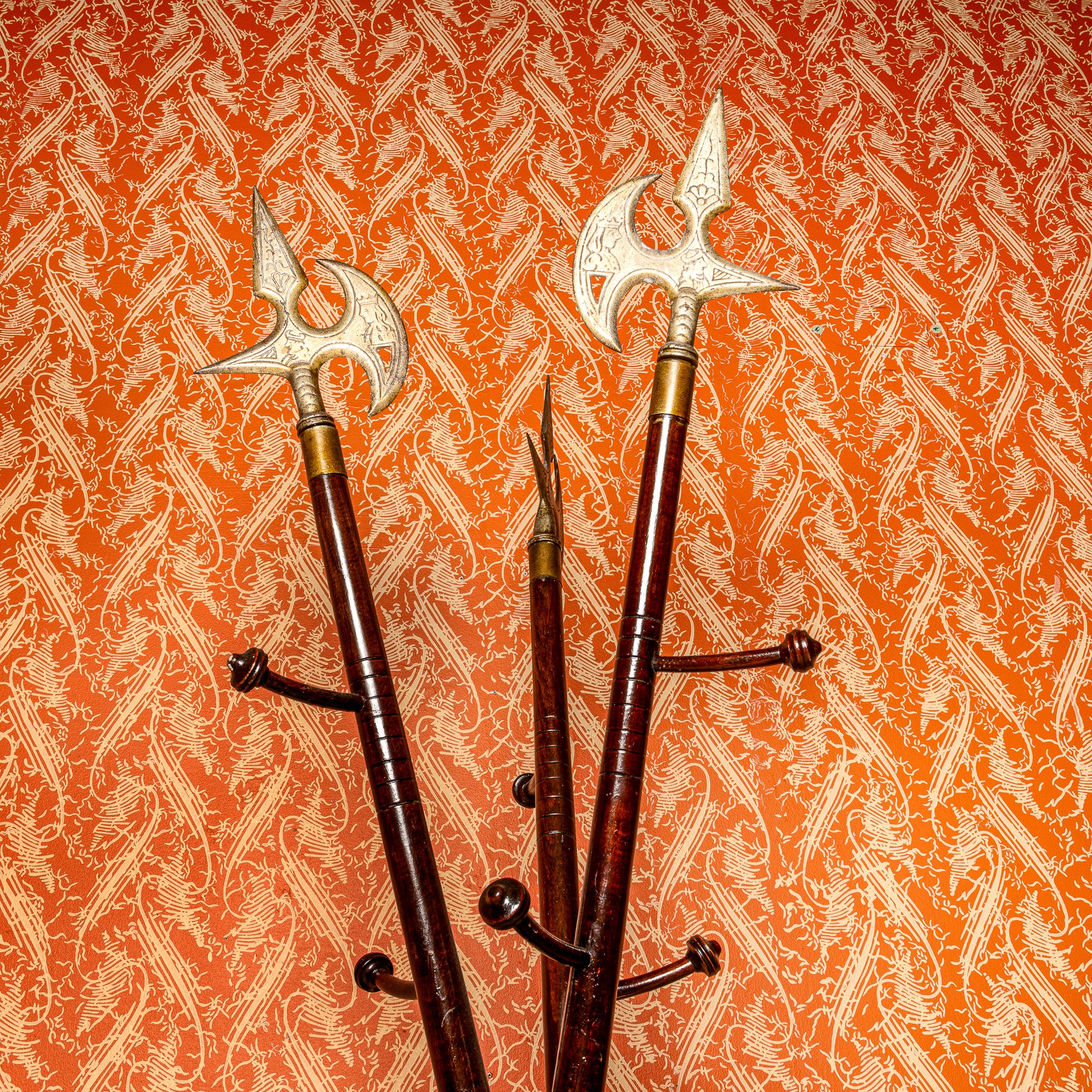 French early 1900s coat rack
Fantasy
faux bamboo