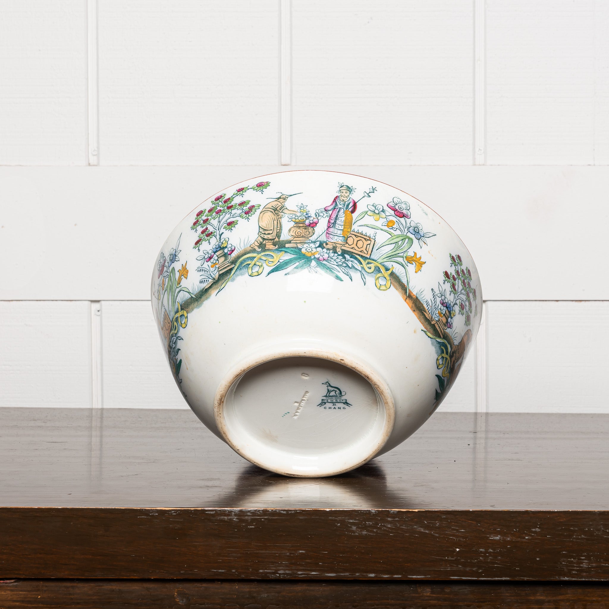 English Ironstone transferware bowl