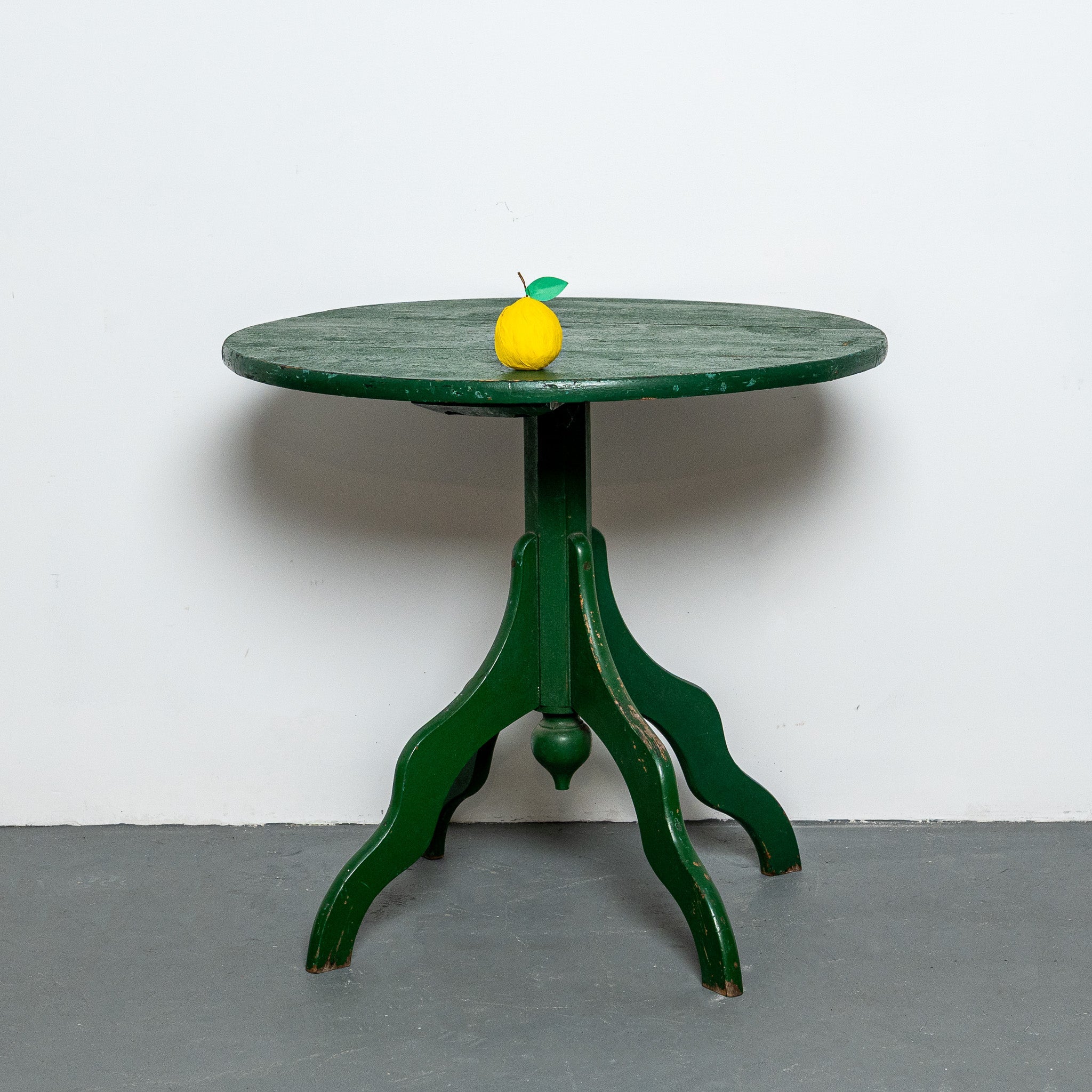 19th century American green painted table