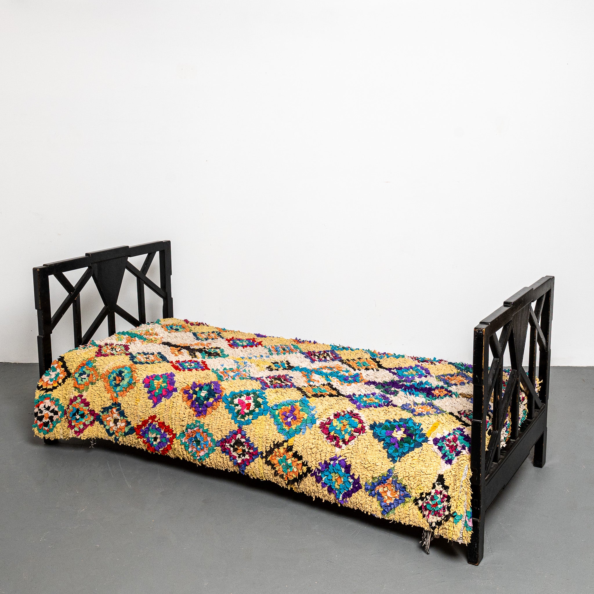 Early 20th century American ebonized daybed by Donald Deskey