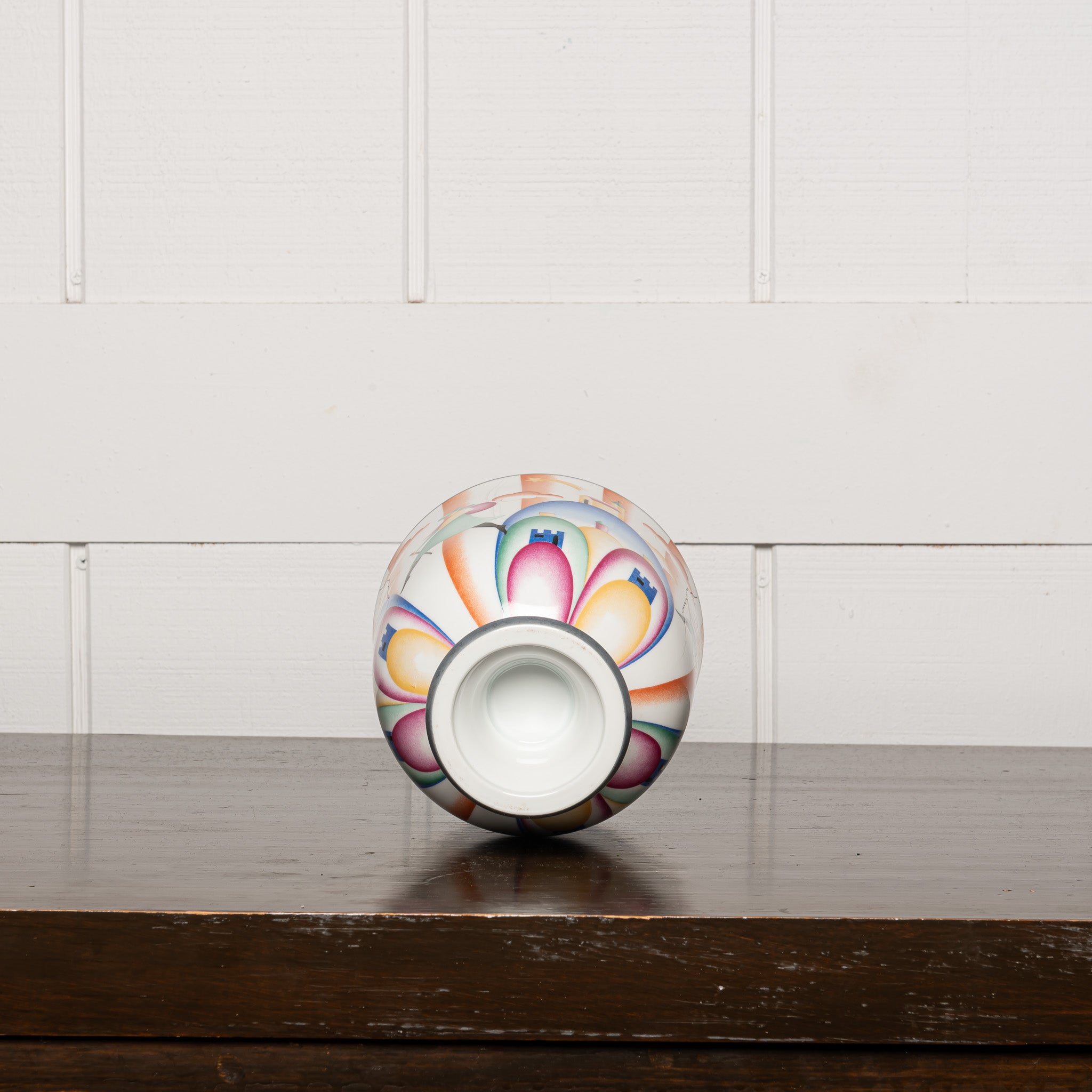 Gio Ponti reissue ceramic vase by Ginori, Itlian