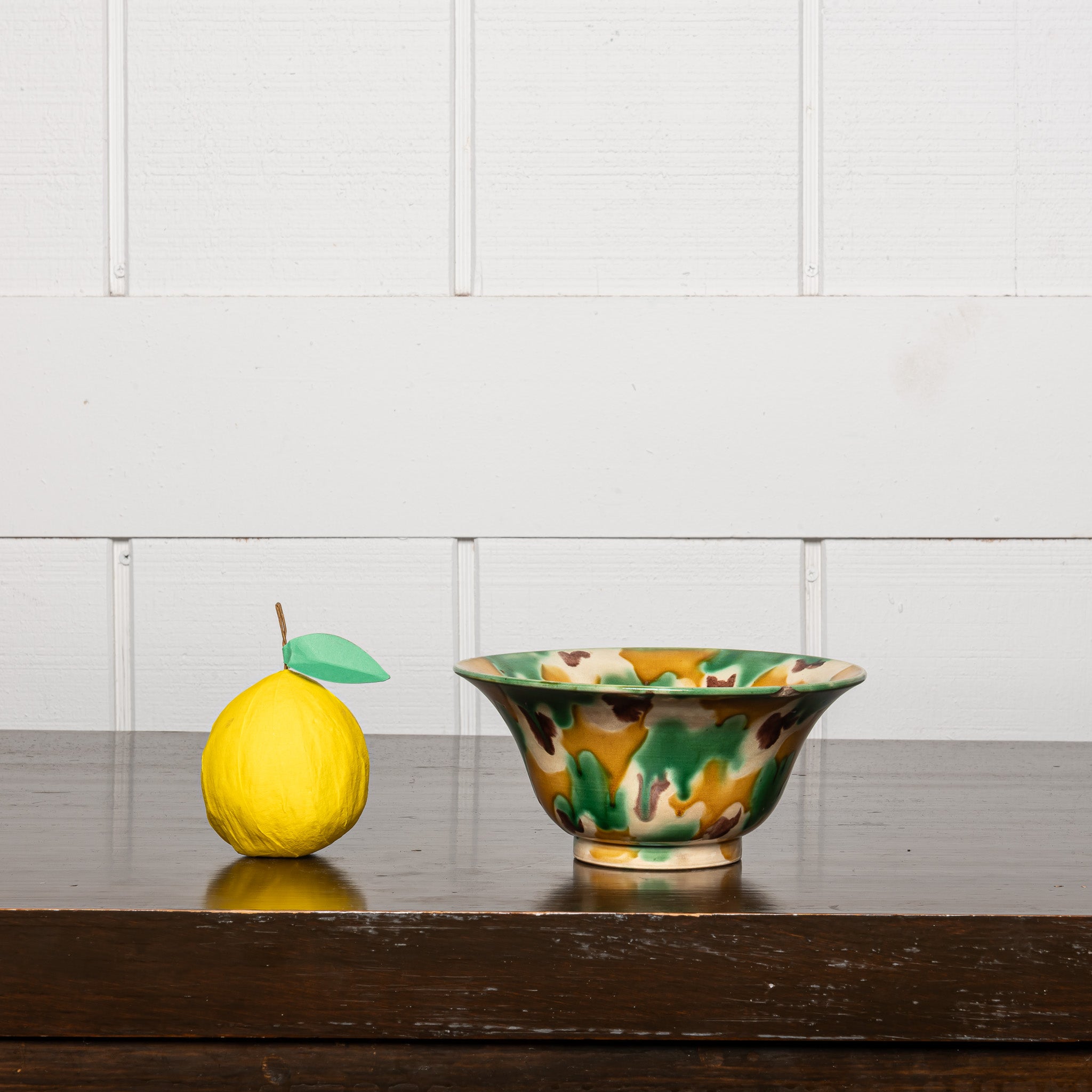 Chinese Spinach and Egg Bowl 19th century