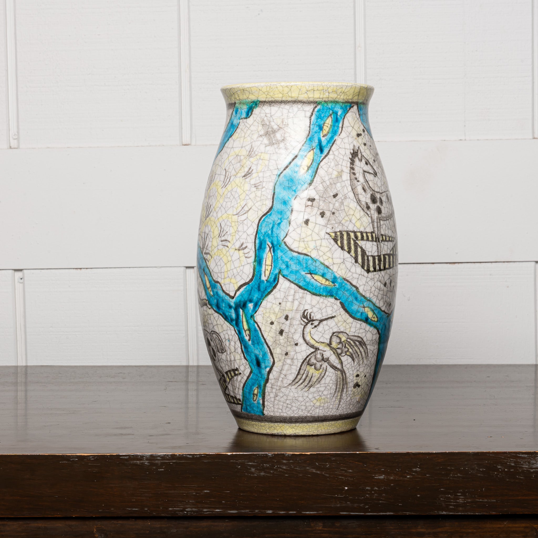 German Secessionist Art Pottery Vase
Possibly Wiener Werkstätte