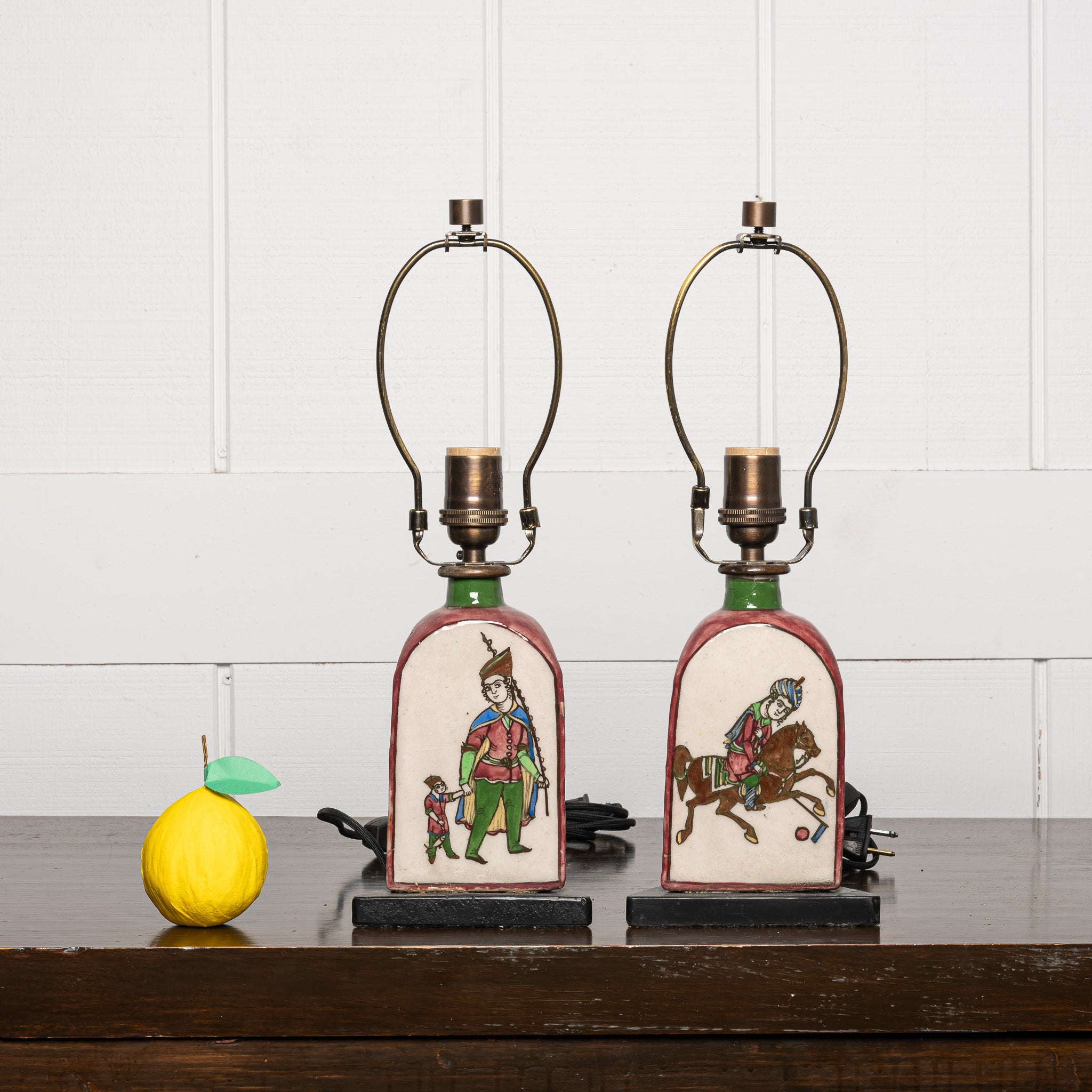 Pair of Persian Early 20th century lamps