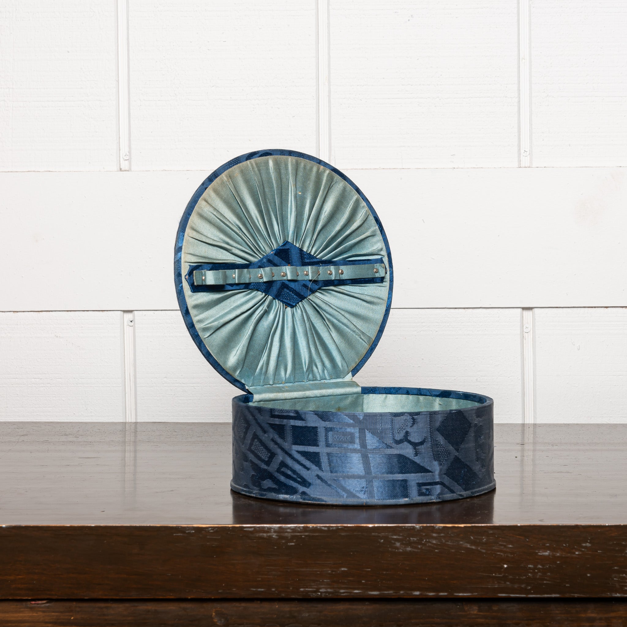 Italian art deco fabric covered box